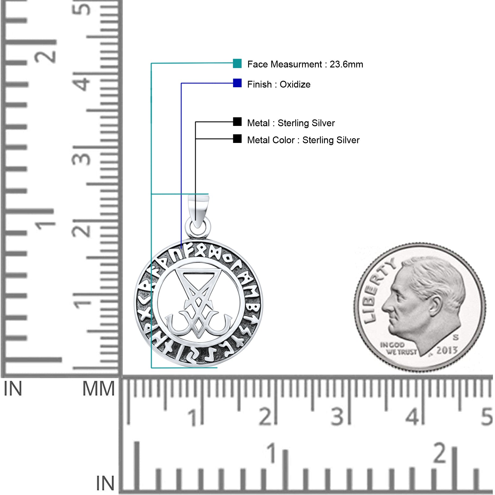 Lucifer Sigil Pendant