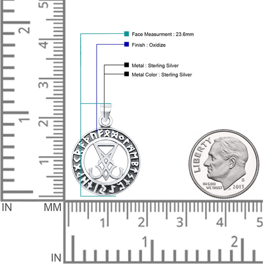 Lucifer Sigil Pendant