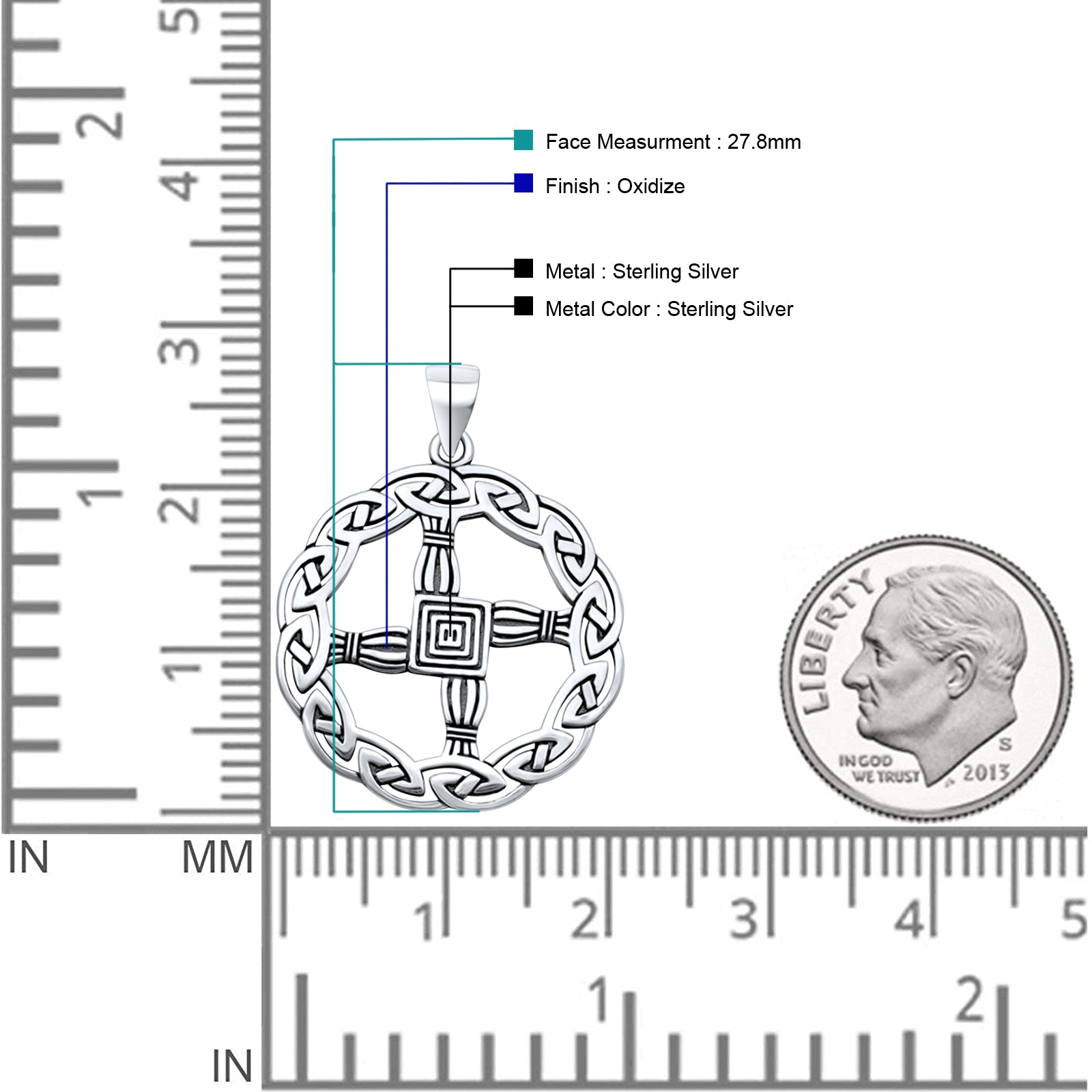 Brigid's Cross Pendant