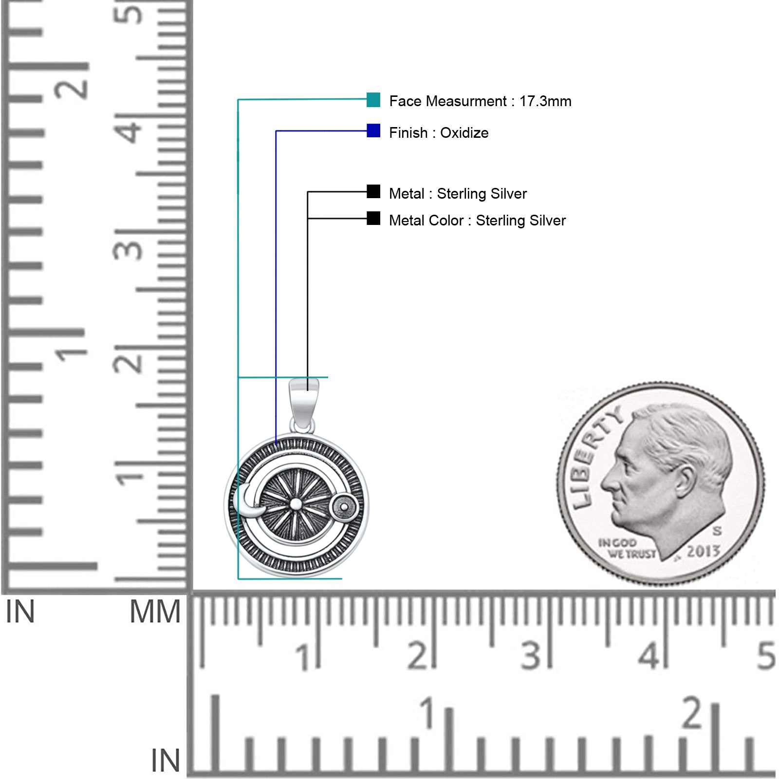 Astrology Wheel Pendant