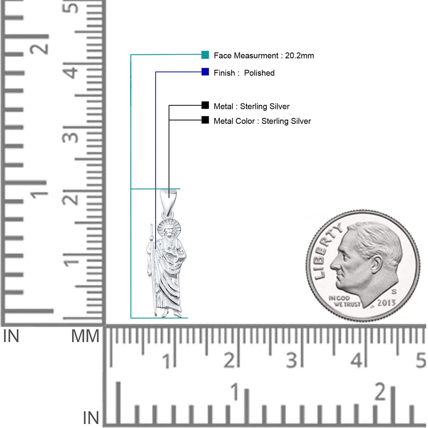  Jesus Shepherd Pendant