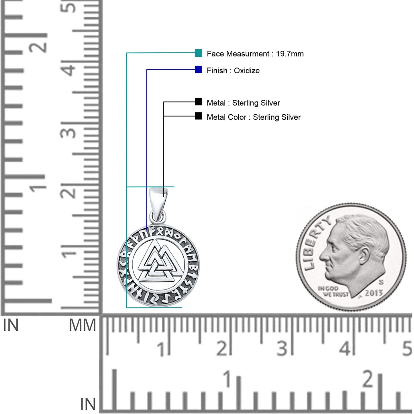  Valknut Pendant
