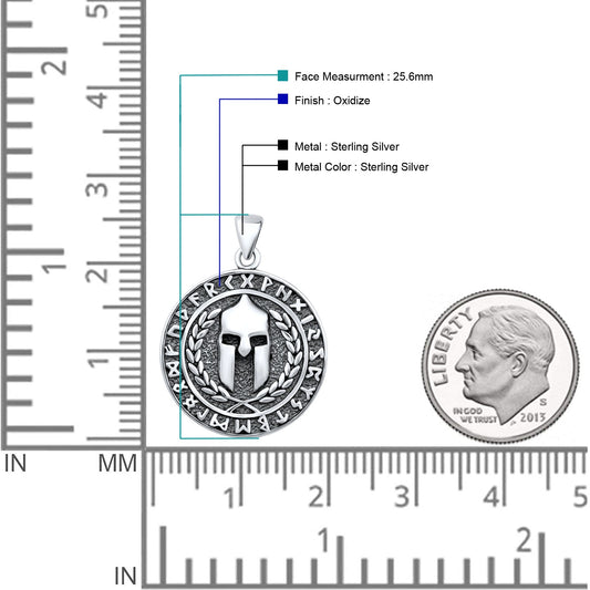  Spartan Warrior Pendant