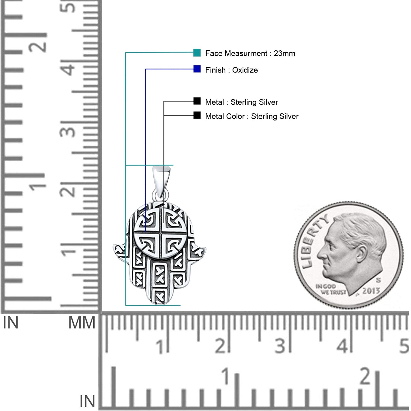 Hand Of Hamsa Pendant