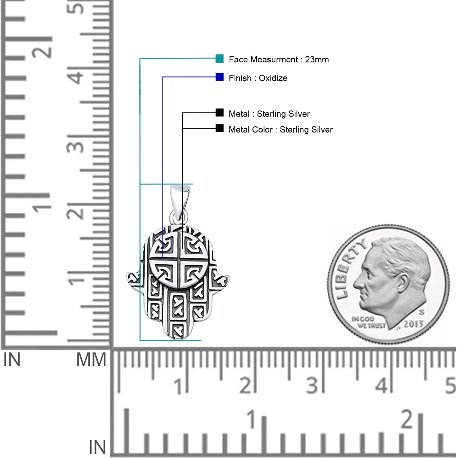 Hand Of Hamsa Pendant