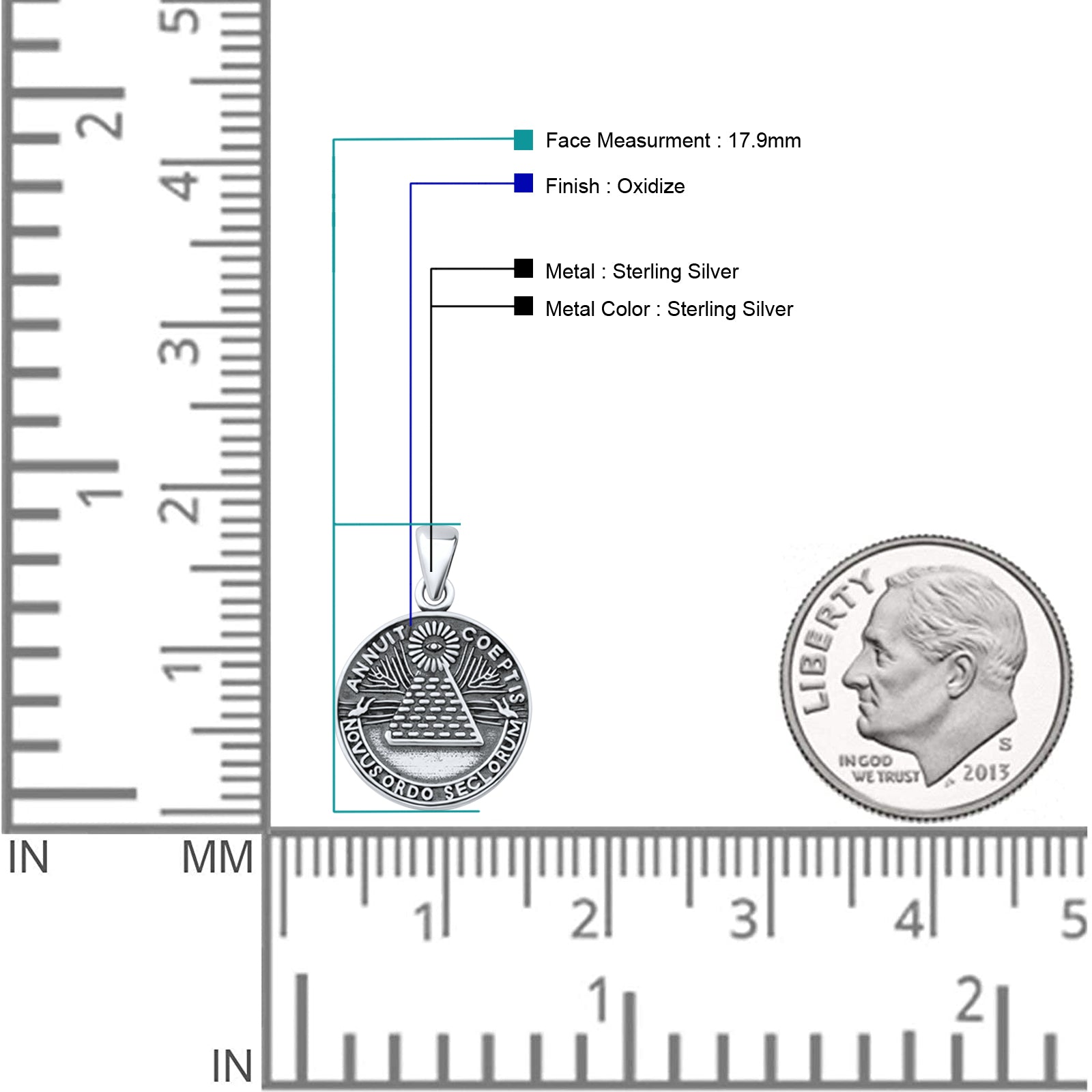 Novus Ordo Seclorum Pendant