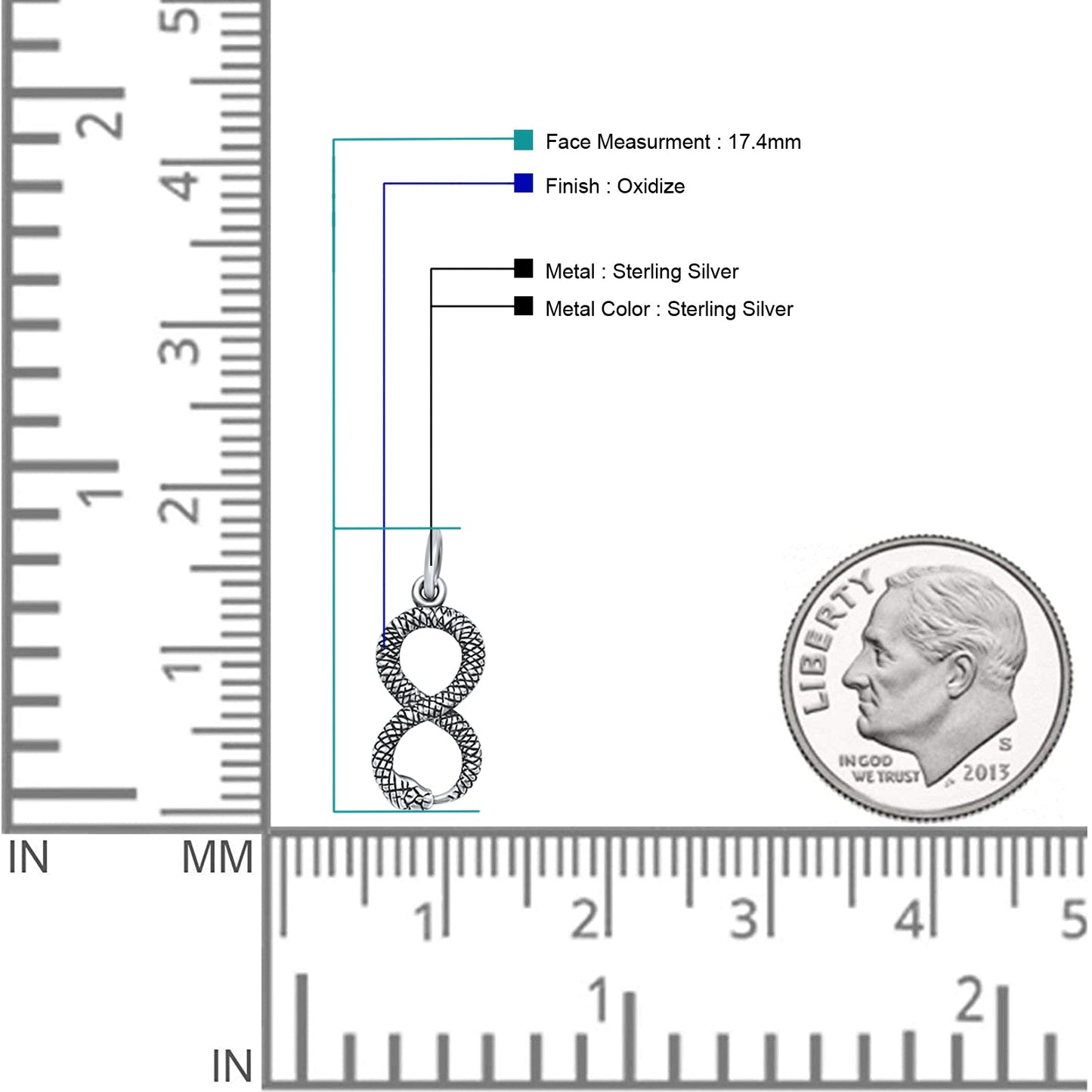 Infinity Snake Pendant