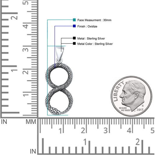 Infinity Snake Pendant