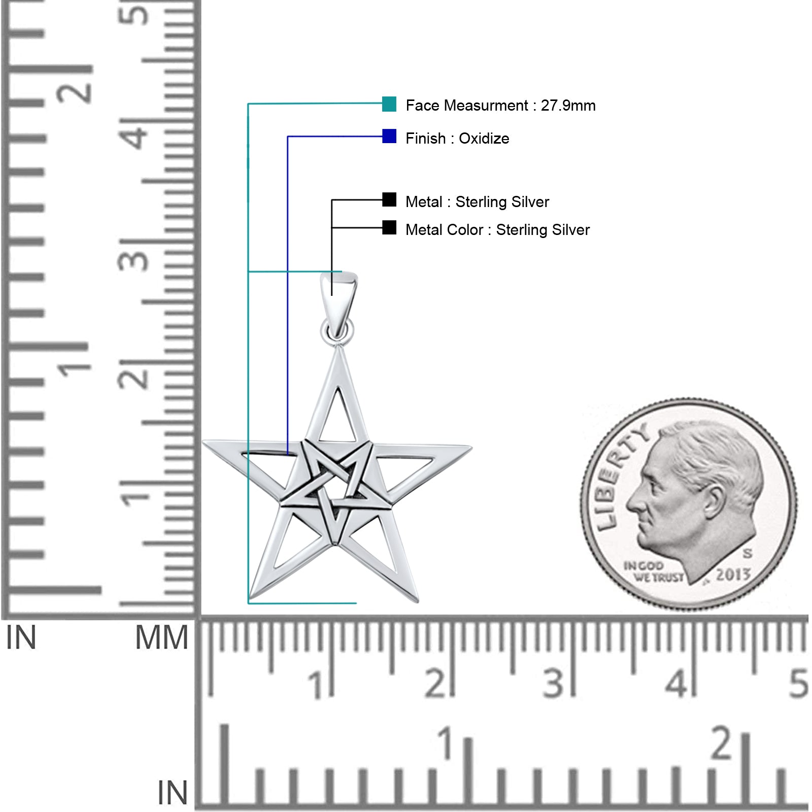 Pentacle Pendant