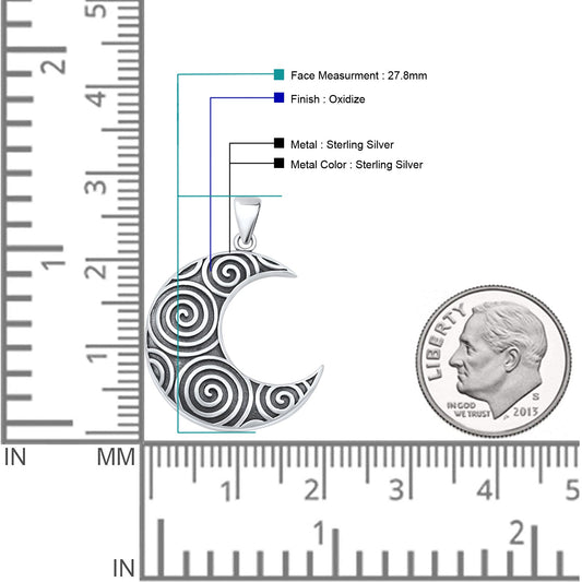  Crescent Moon Pendant