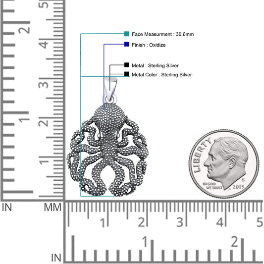  Octopus Pendant