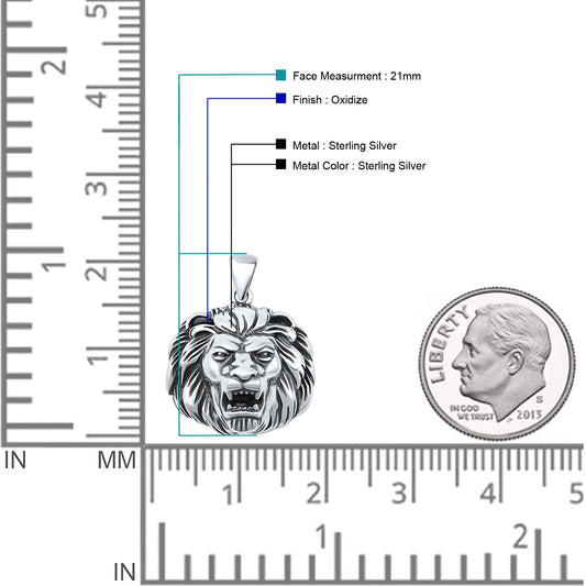  Lion Head Pendant