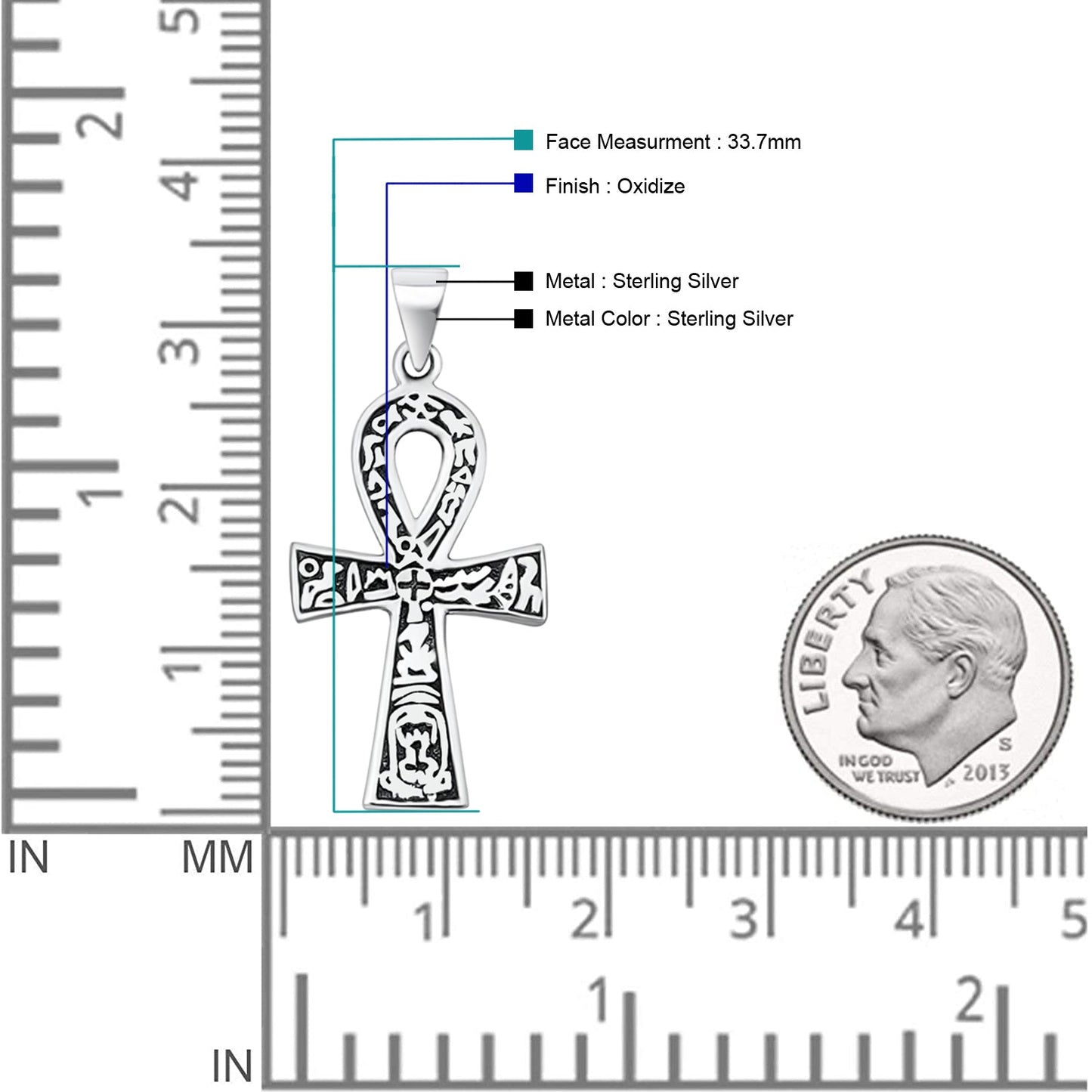 Ankh Cross Pendant