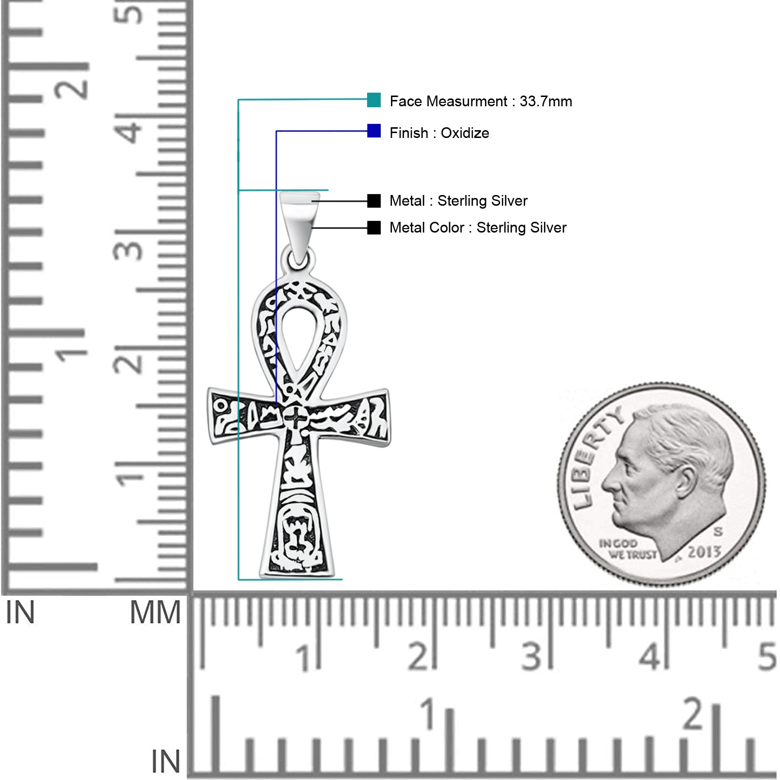 Ankh Cross Pendant