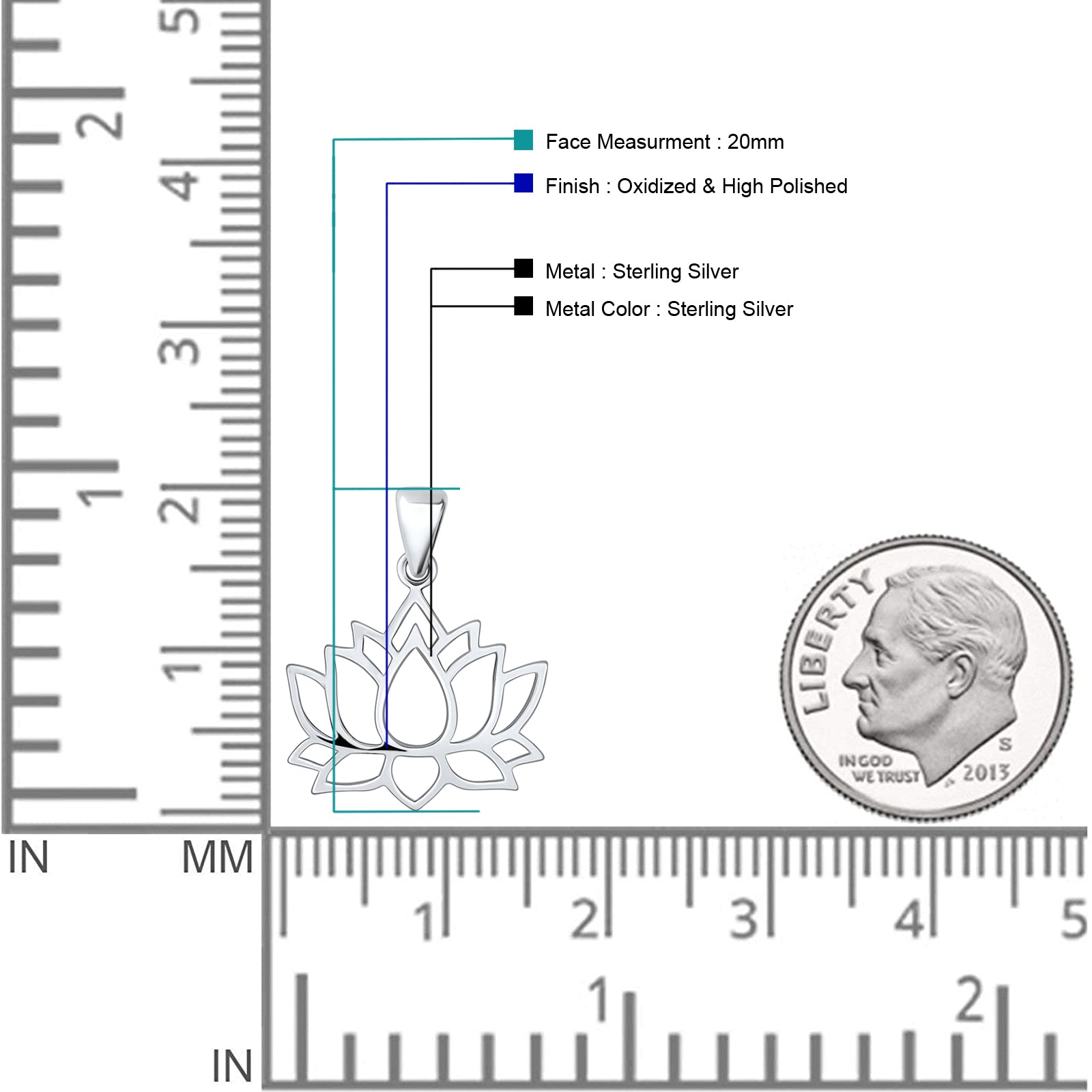 Lotus Flower Pendant