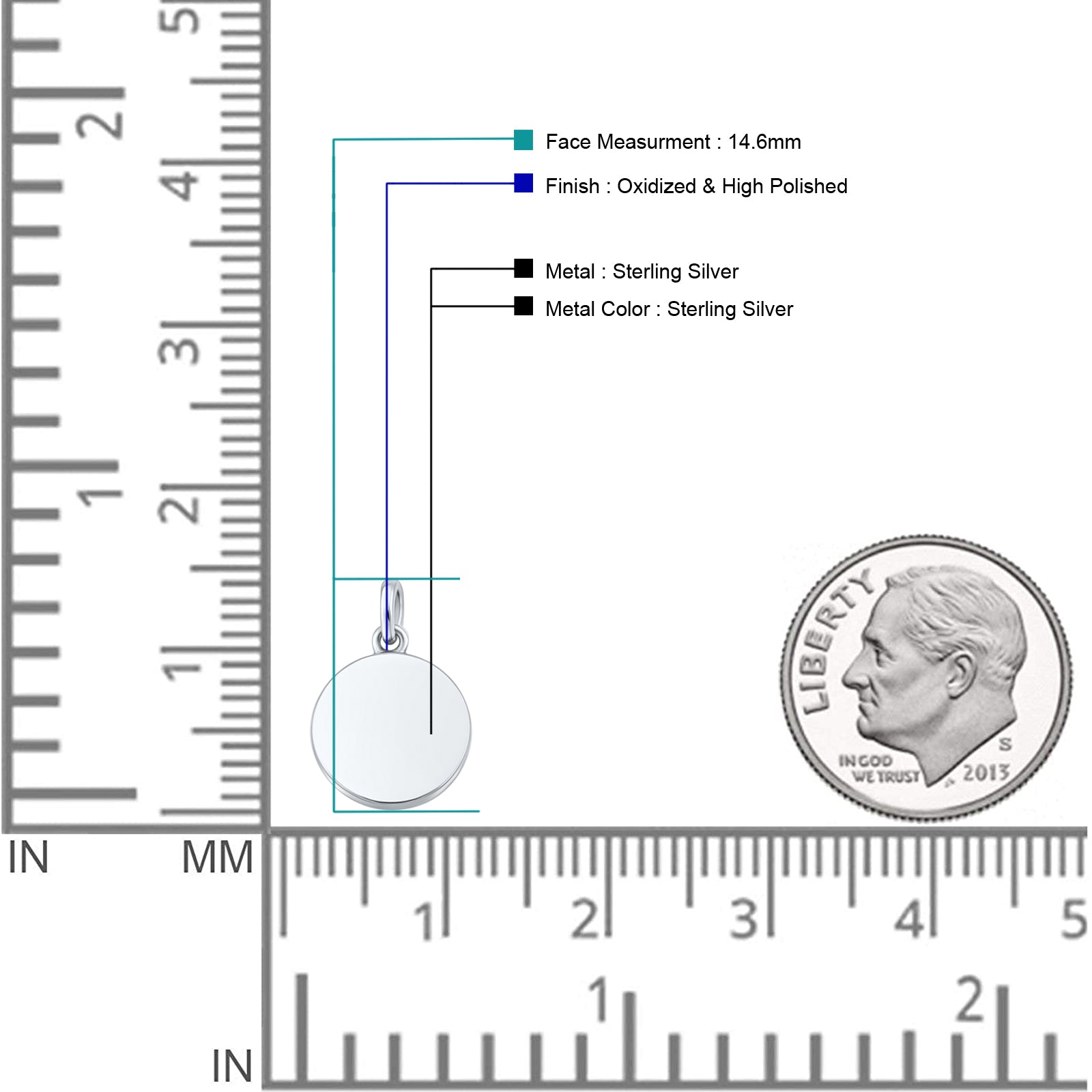 Round Disc Pendant