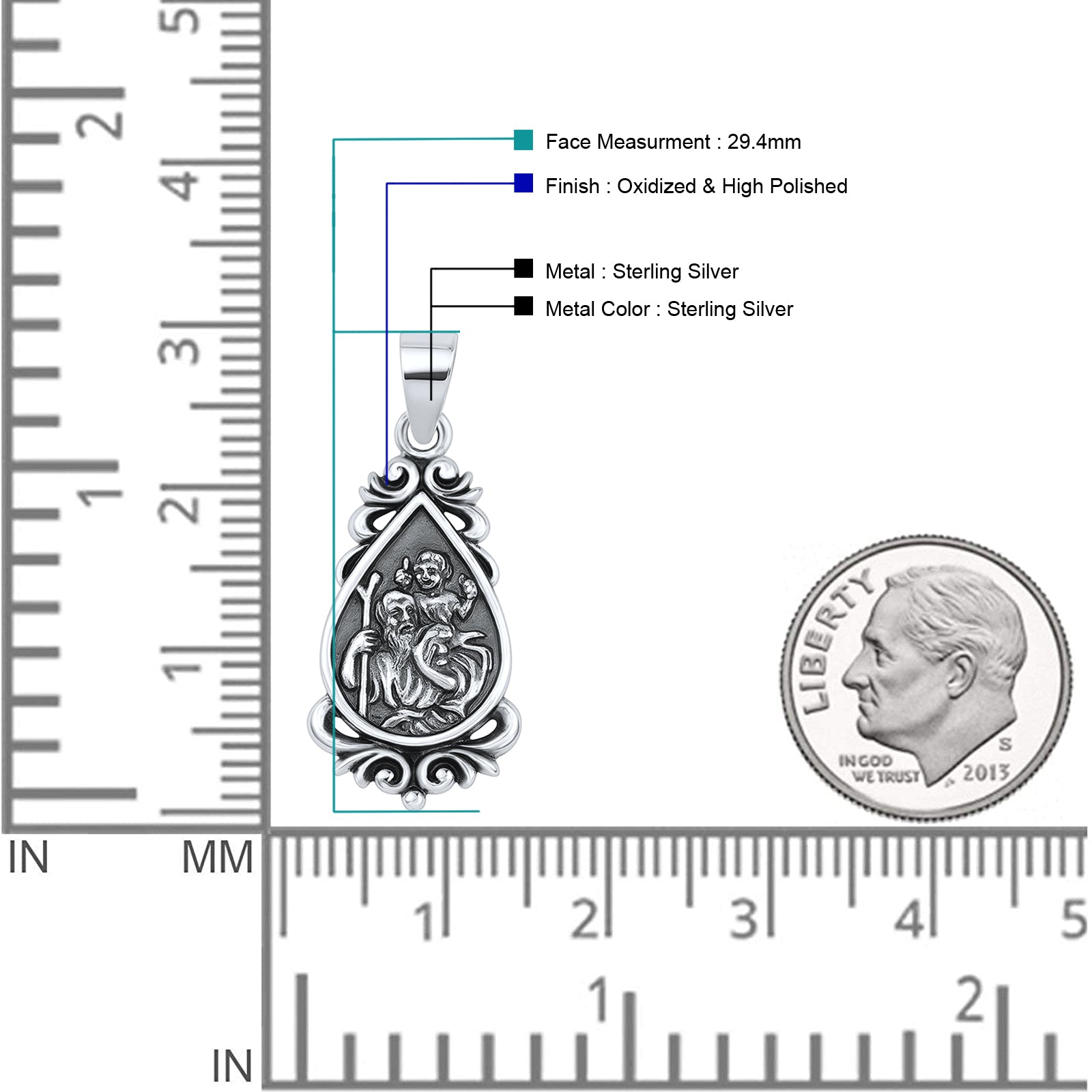 Saint Christopher Pendant