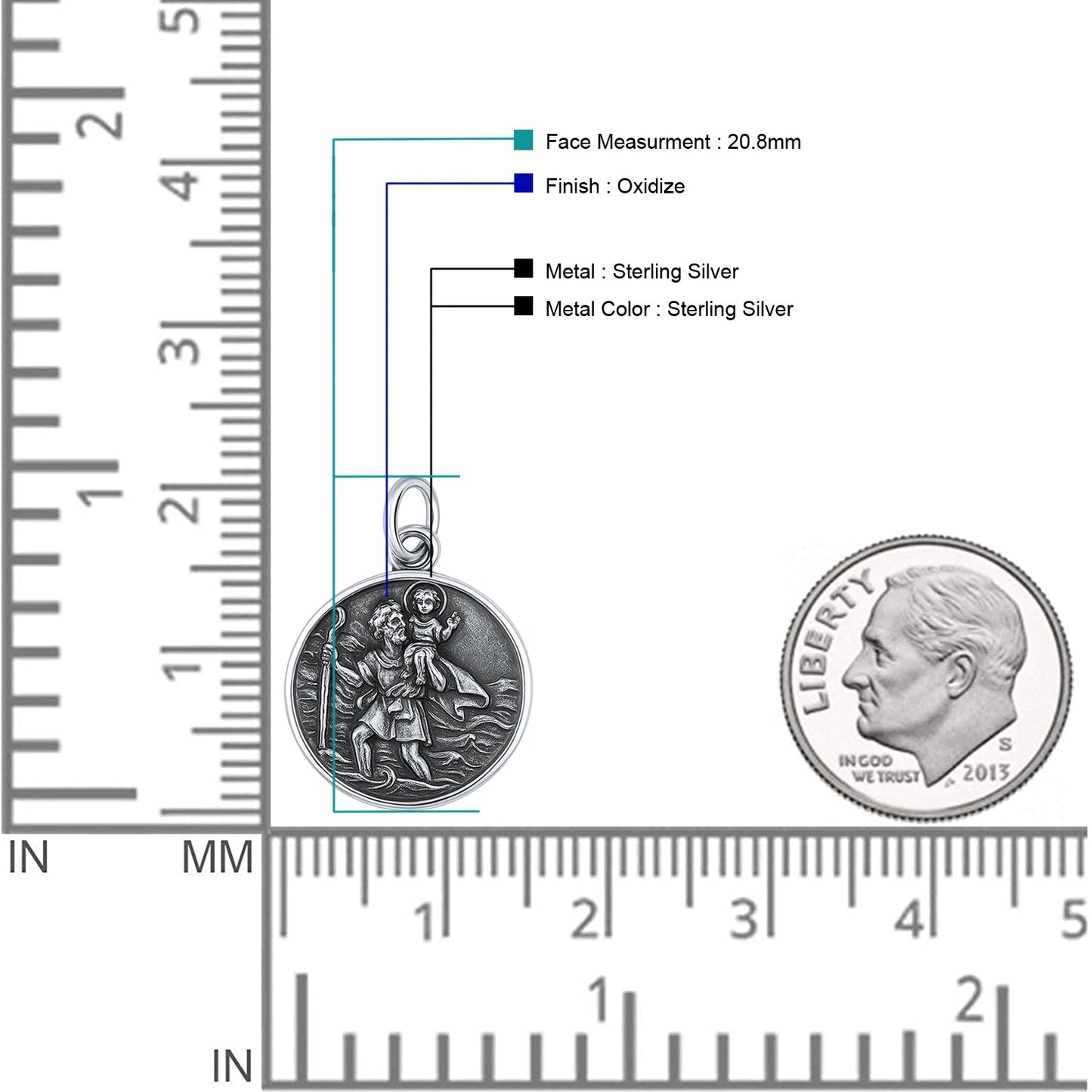 Saint Christopher Pendant