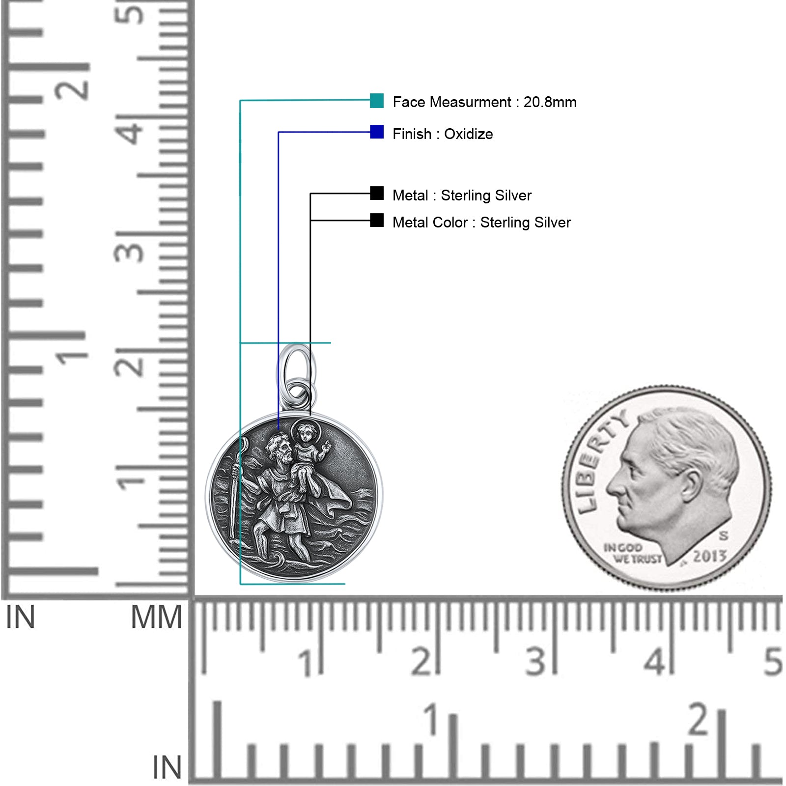 Saint Christopher Pendant