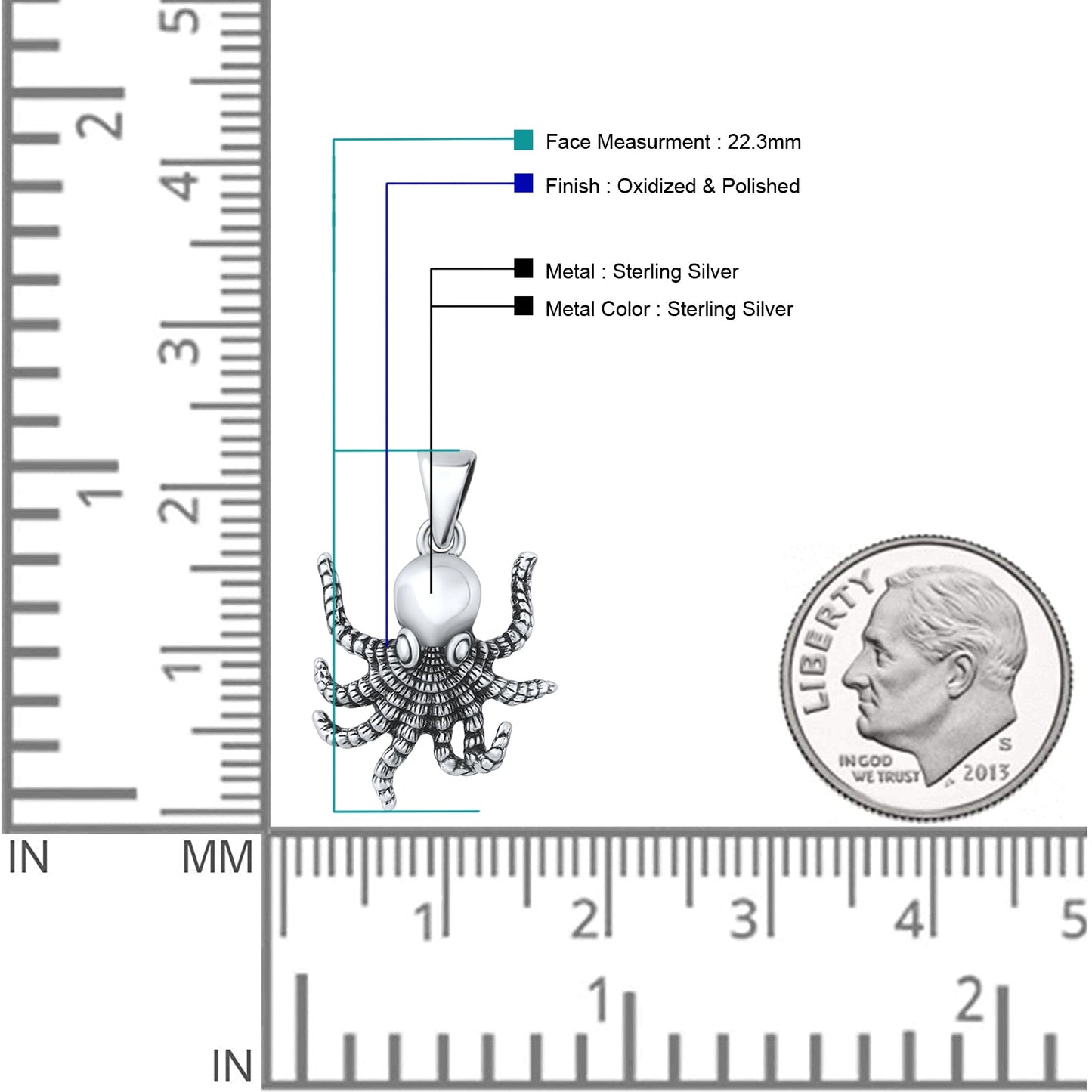 Octopus Pendant