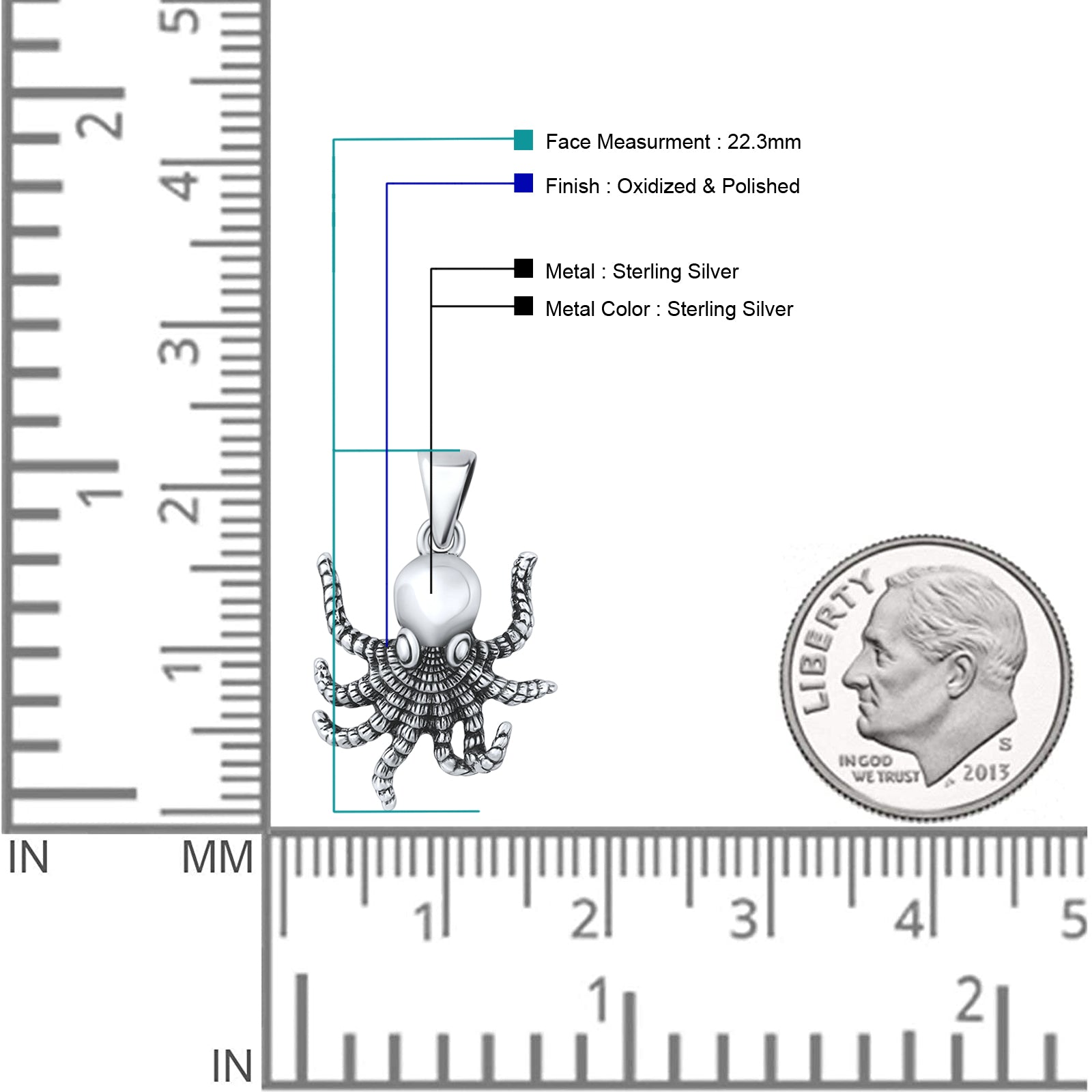 Octopus Pendant