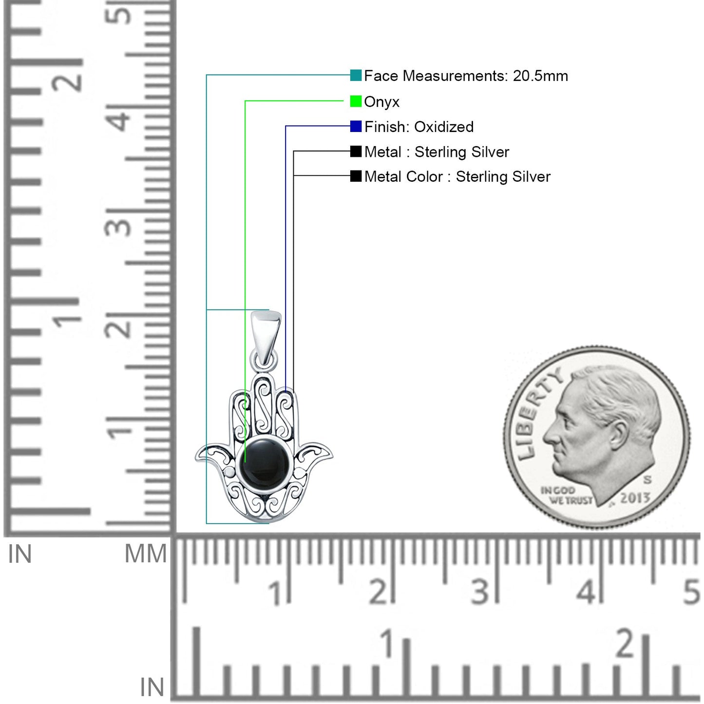 Hand Of Hamsa Pendant