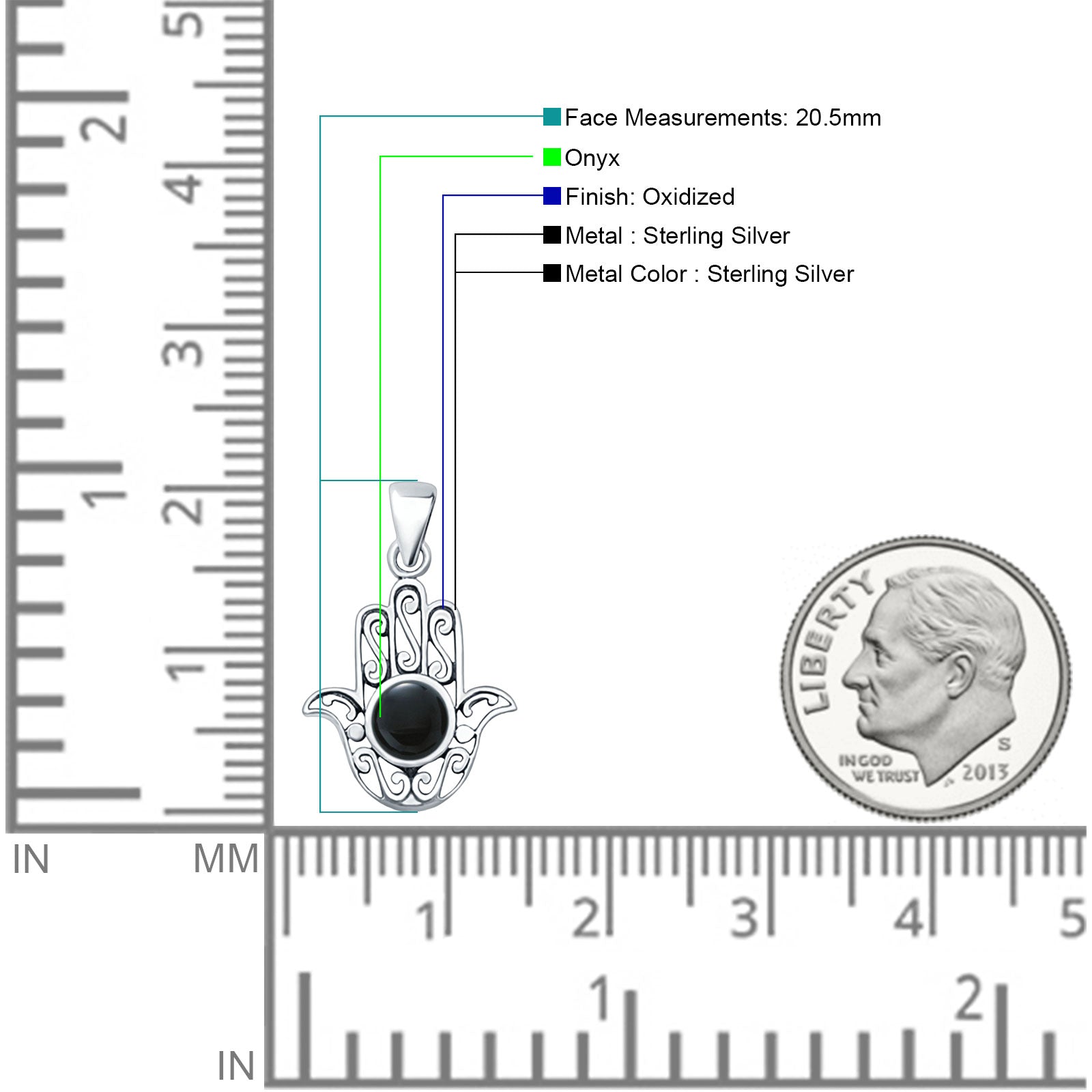 Hand Of Hamsa Pendant