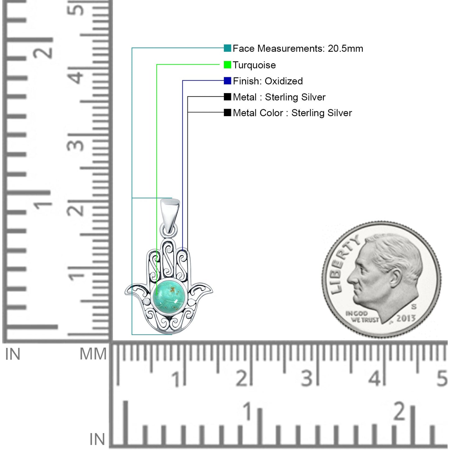 Hand Of Hamsa Pendant