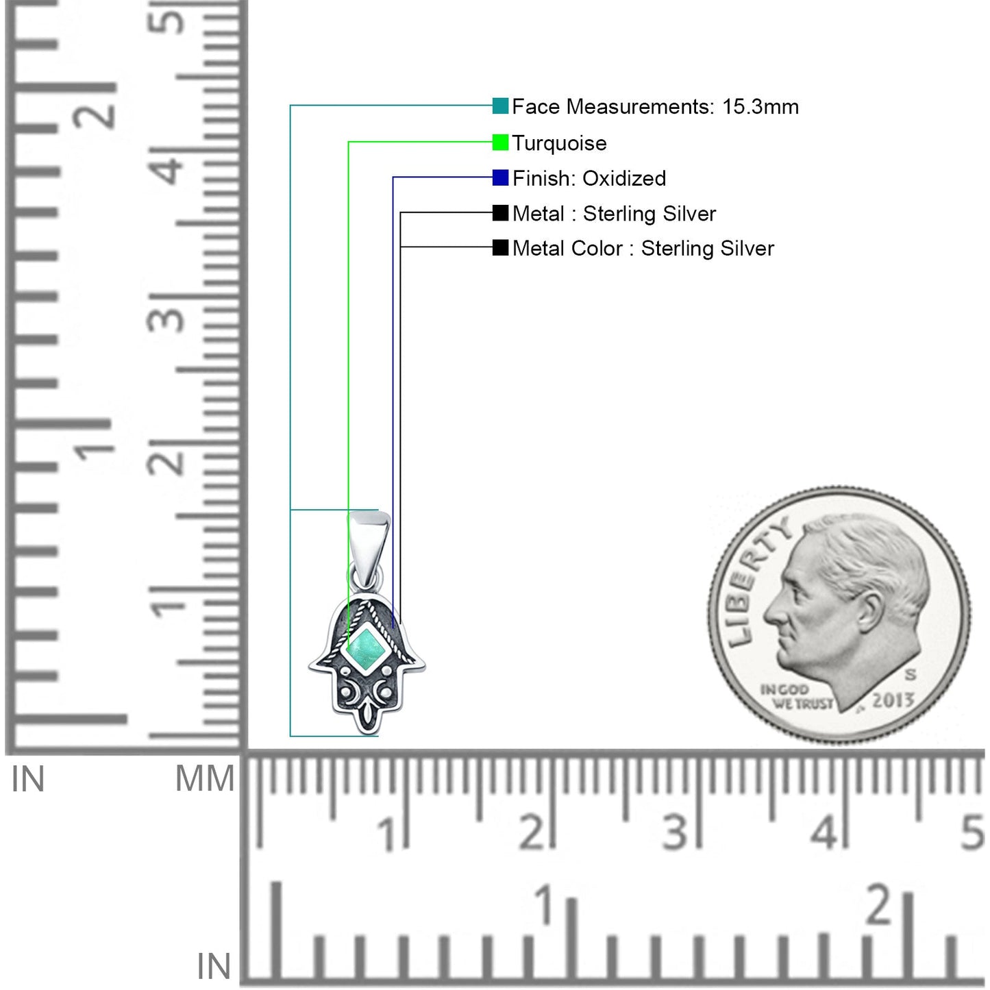 Hand Of Hamsa Pendant