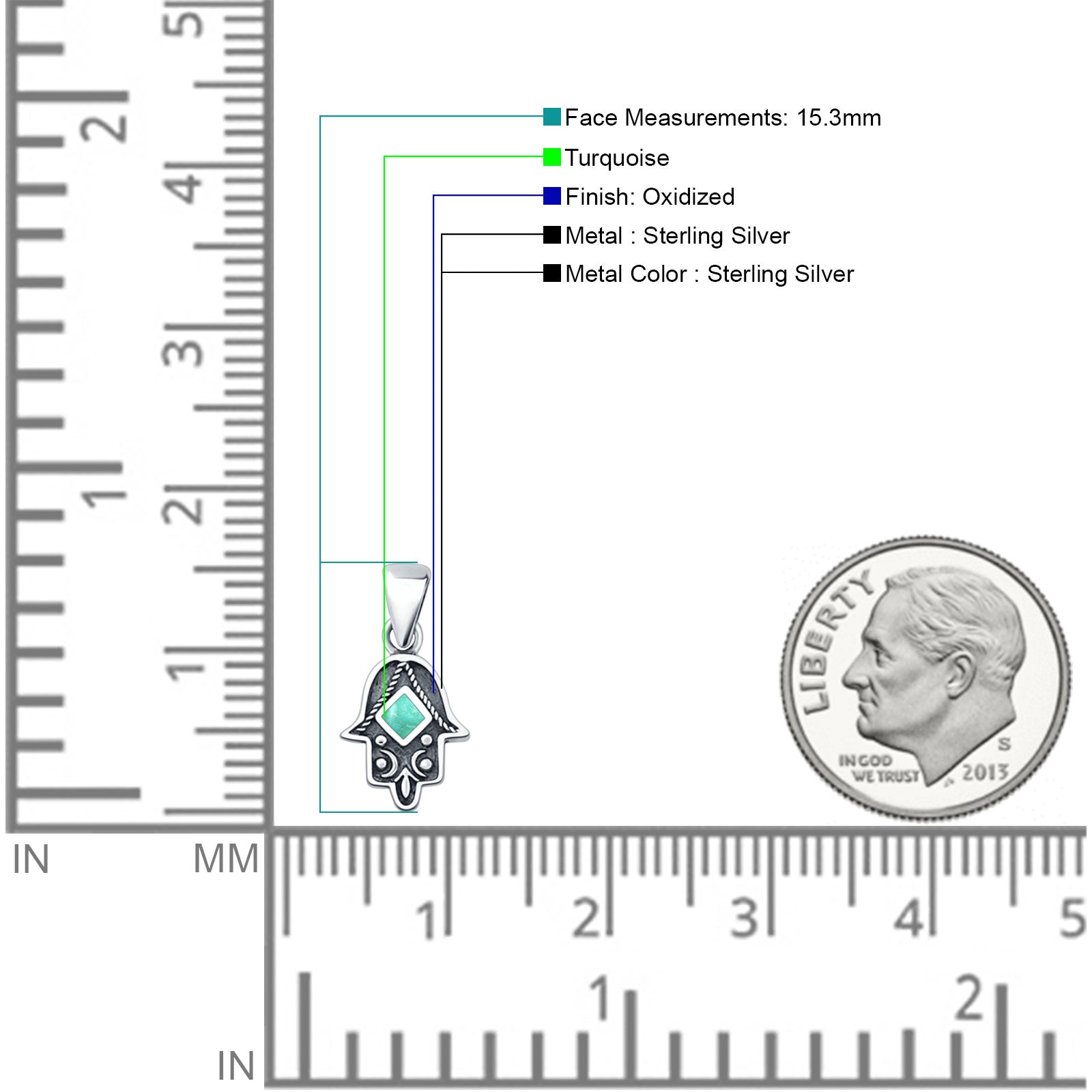 Hand Of Hamsa Pendant