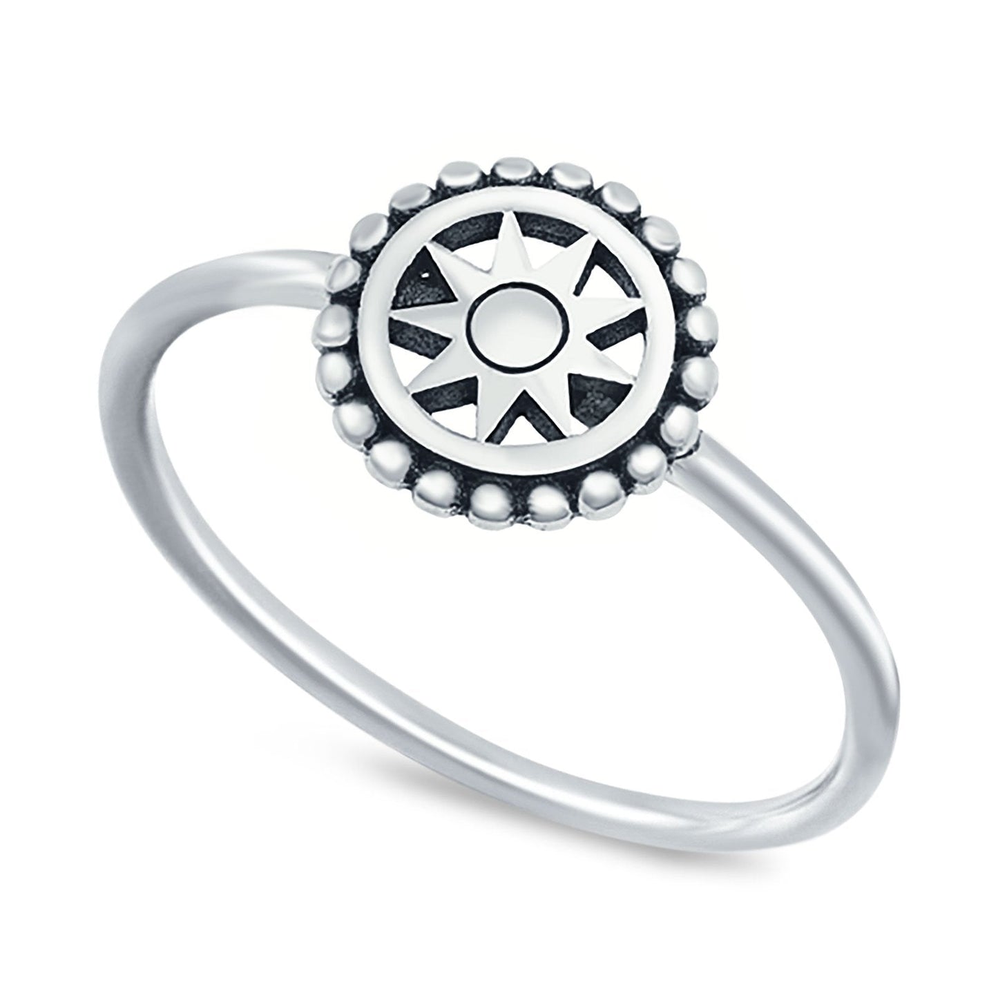 Compass Plain Ring