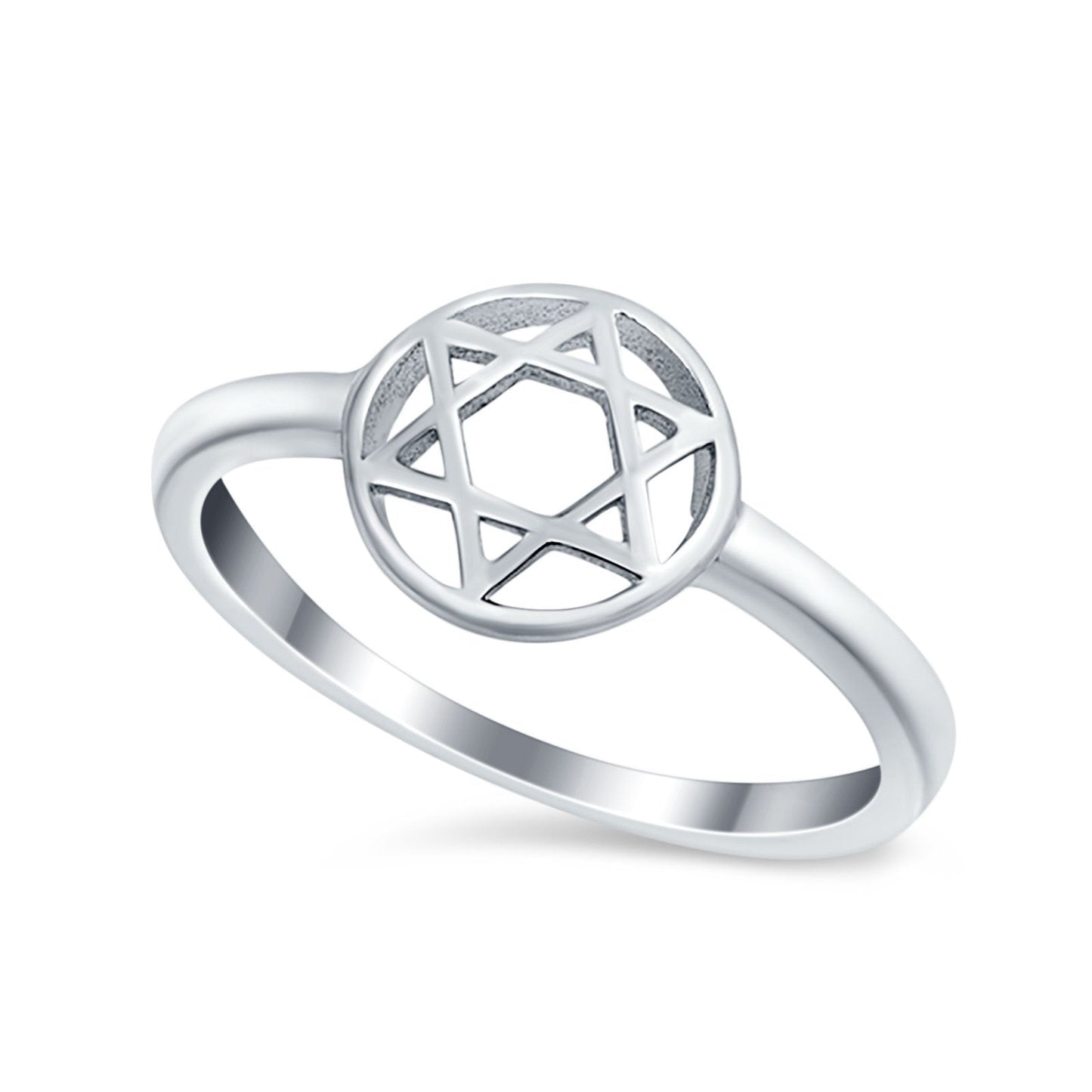 Jewish Star of David Ring