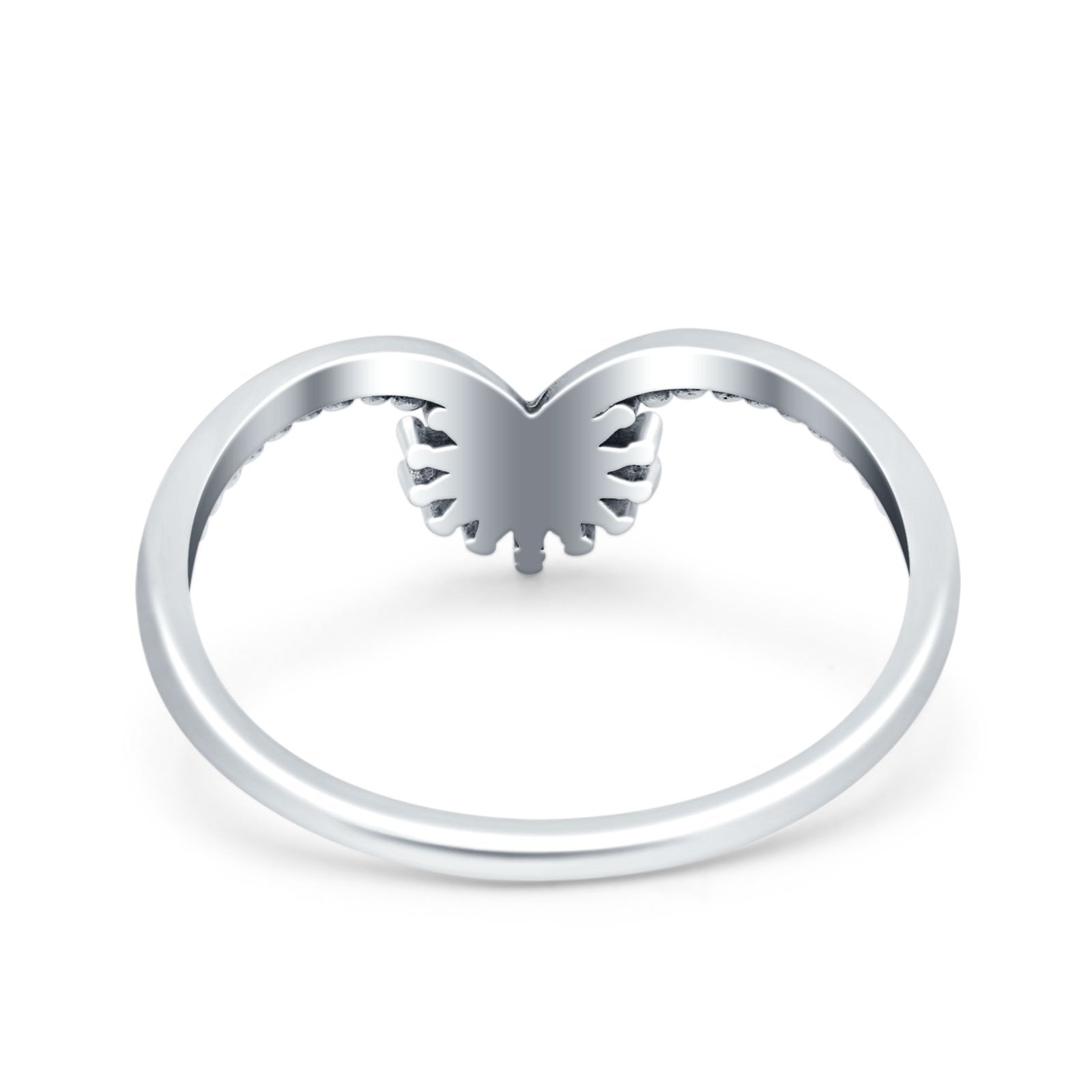  V Shaped Bali Ring