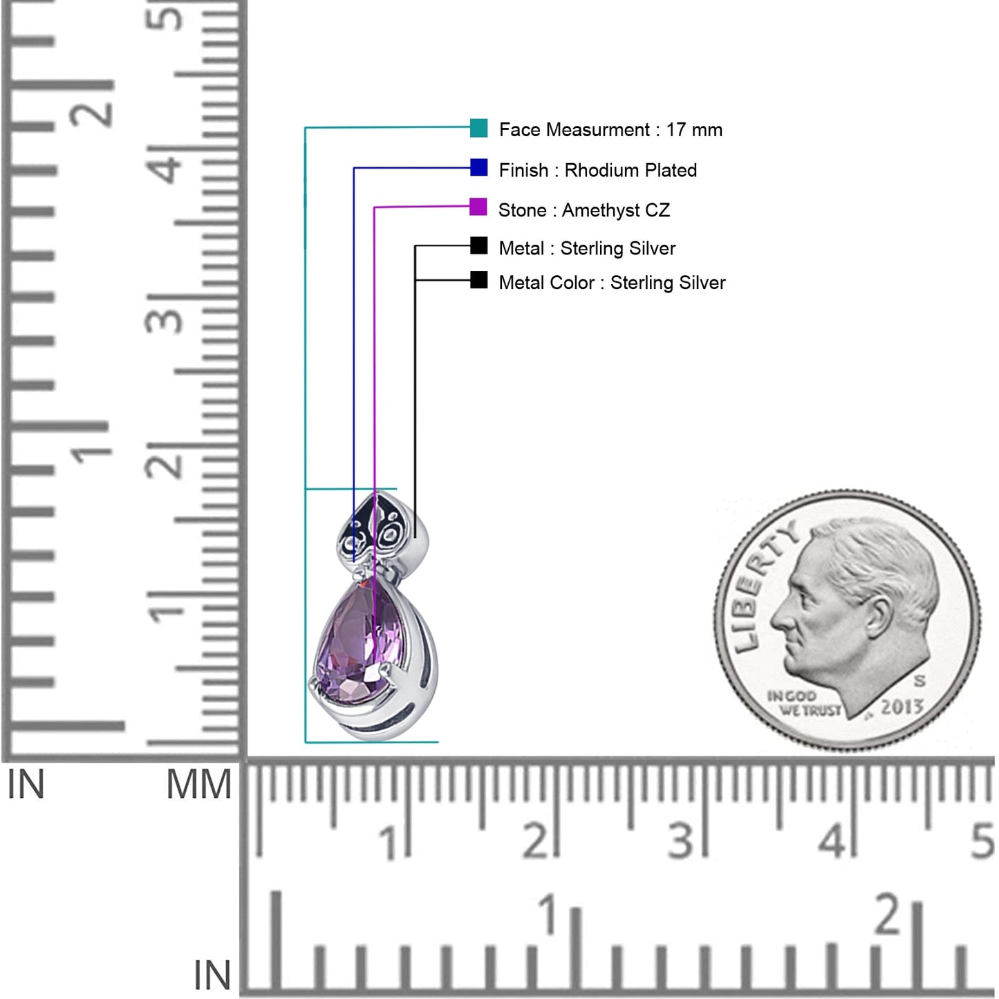 Drop Dangle Stud Earring