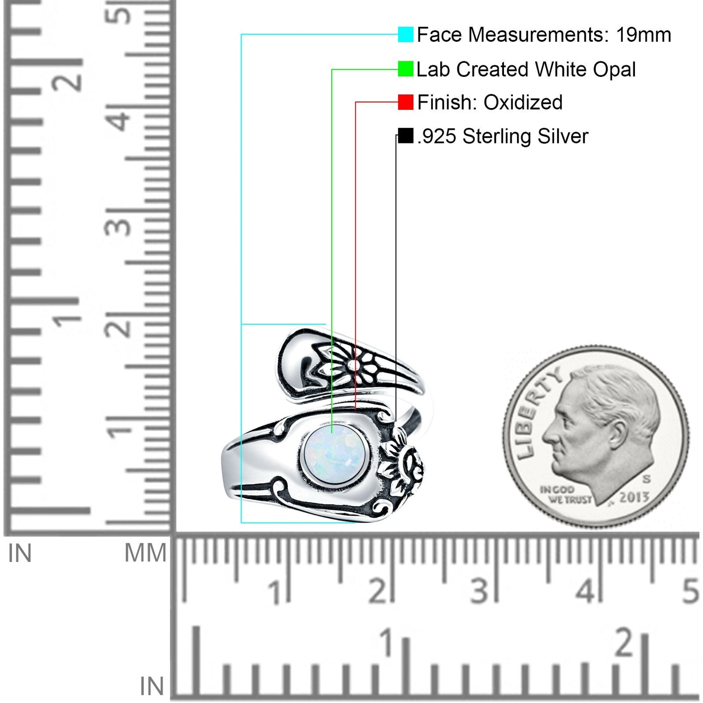 Silver Spoon Ring