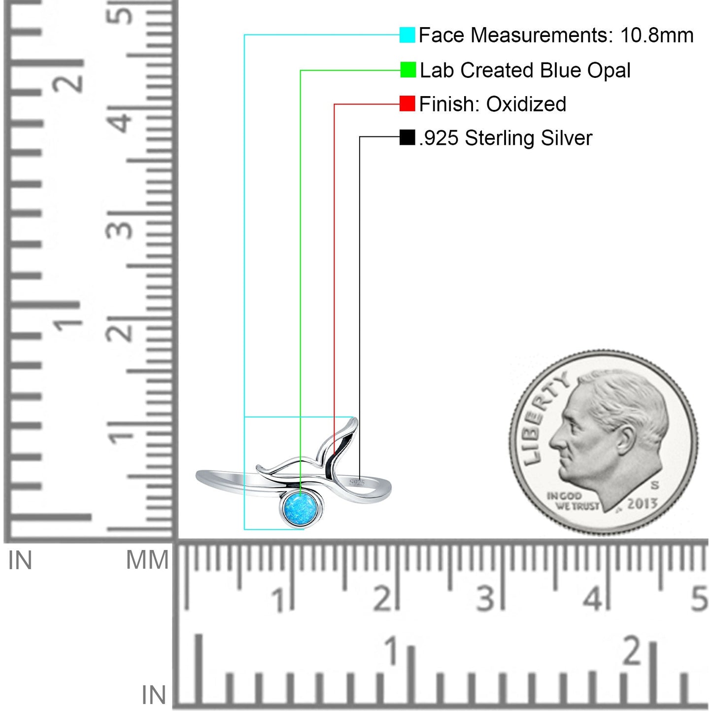 Whale Tail Ring 