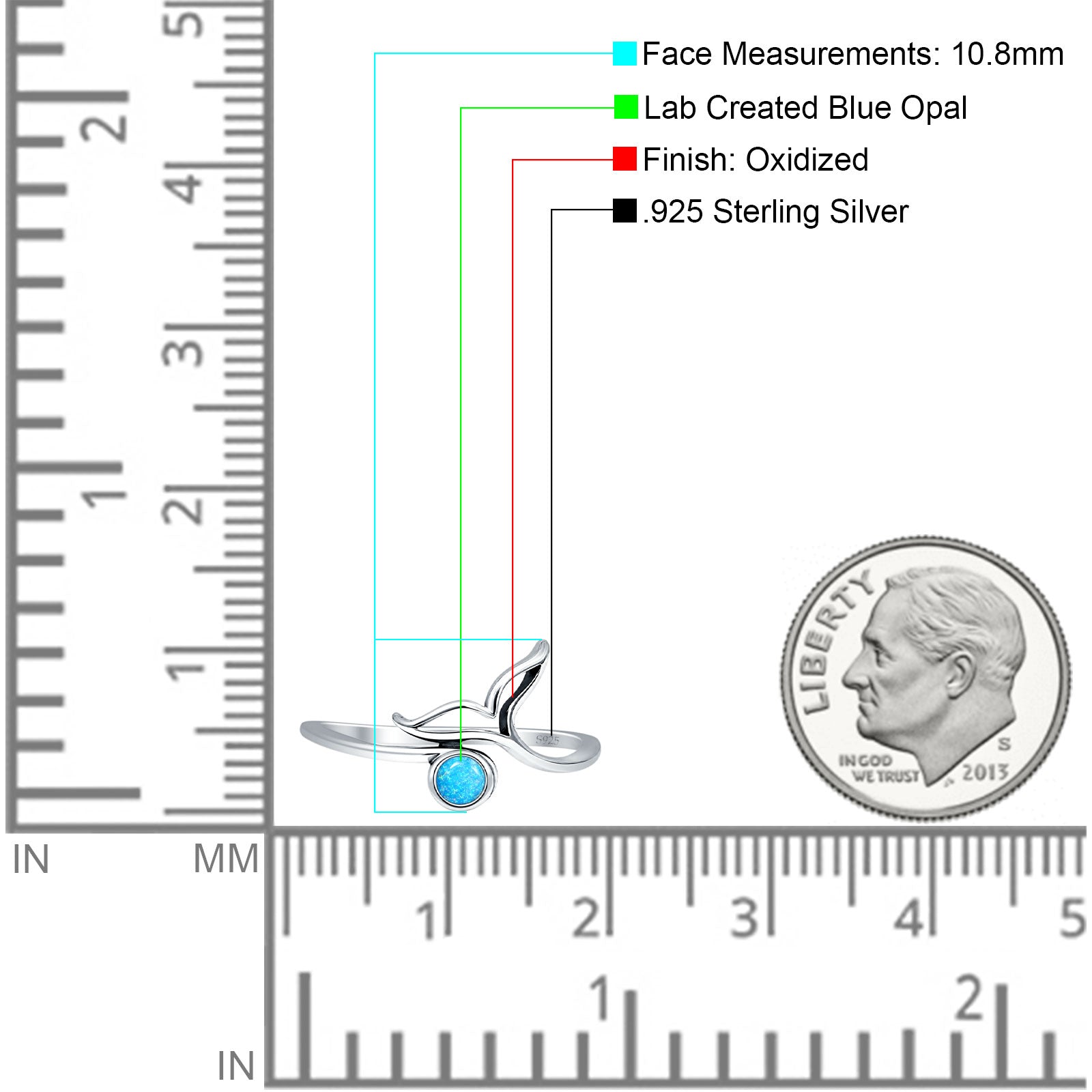 Whale Tail Ring 