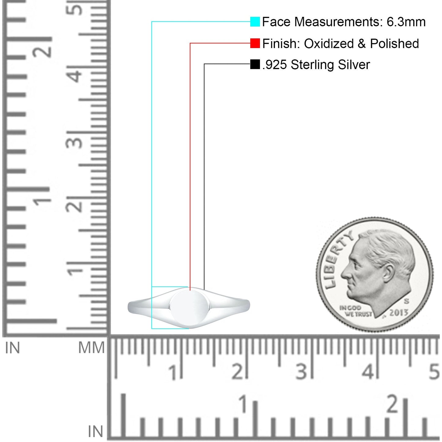 Round Signet Ring