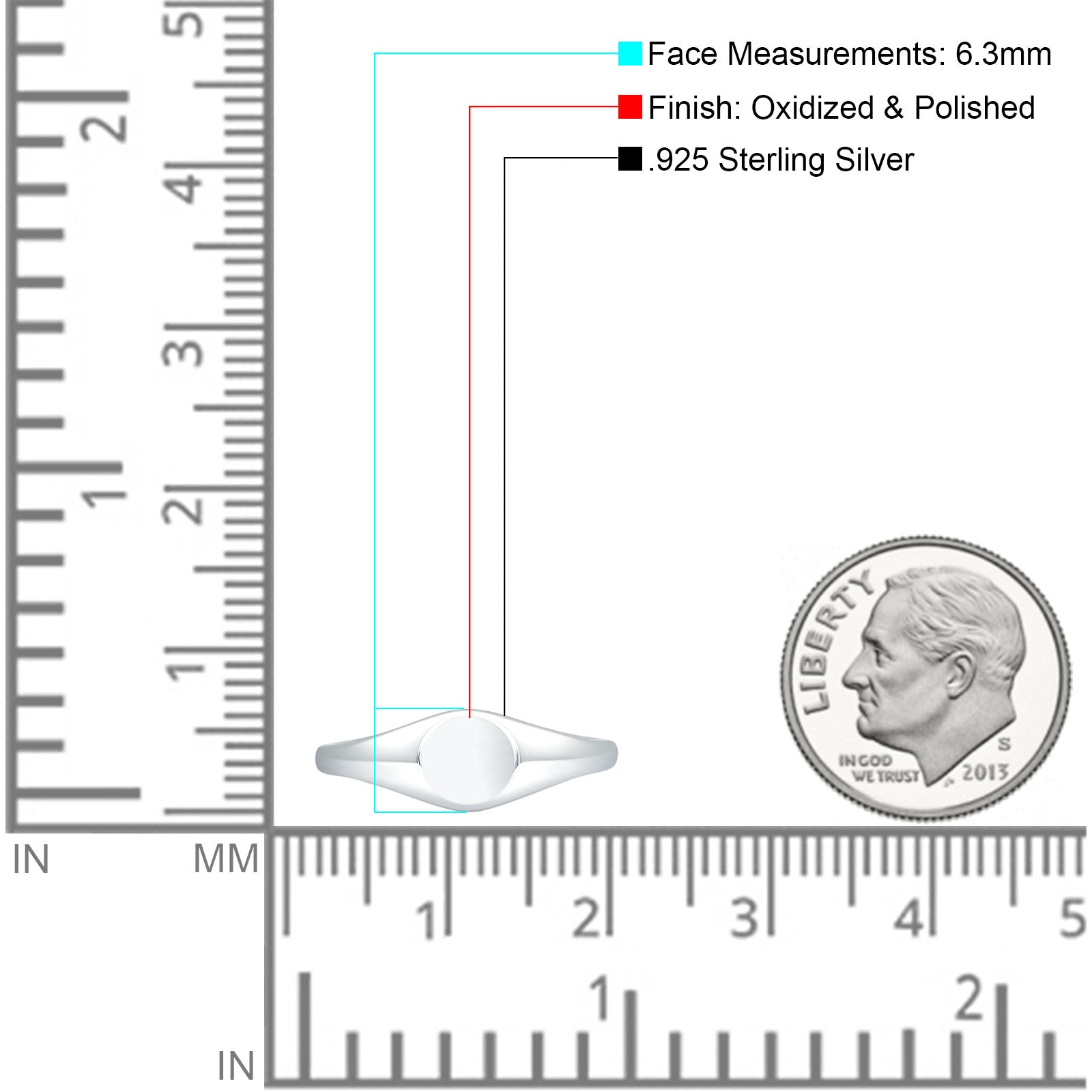 Round Signet Ring