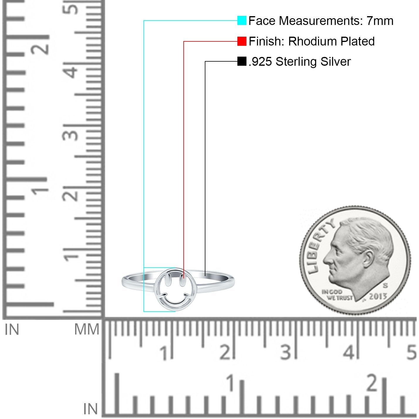Smiley Face Ring