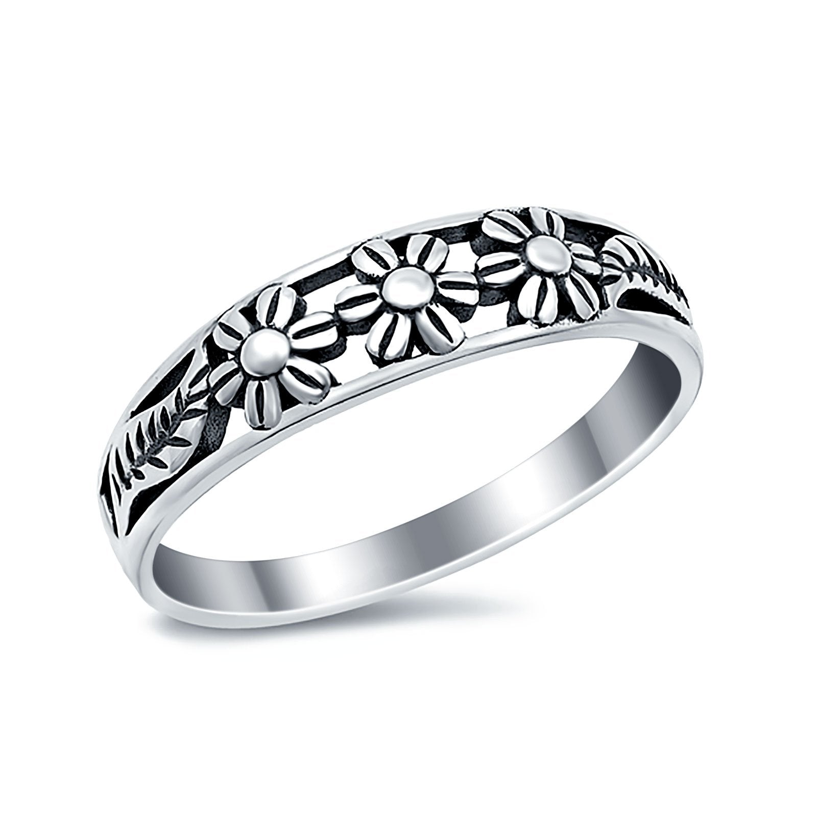 Flowers Leaf Ring