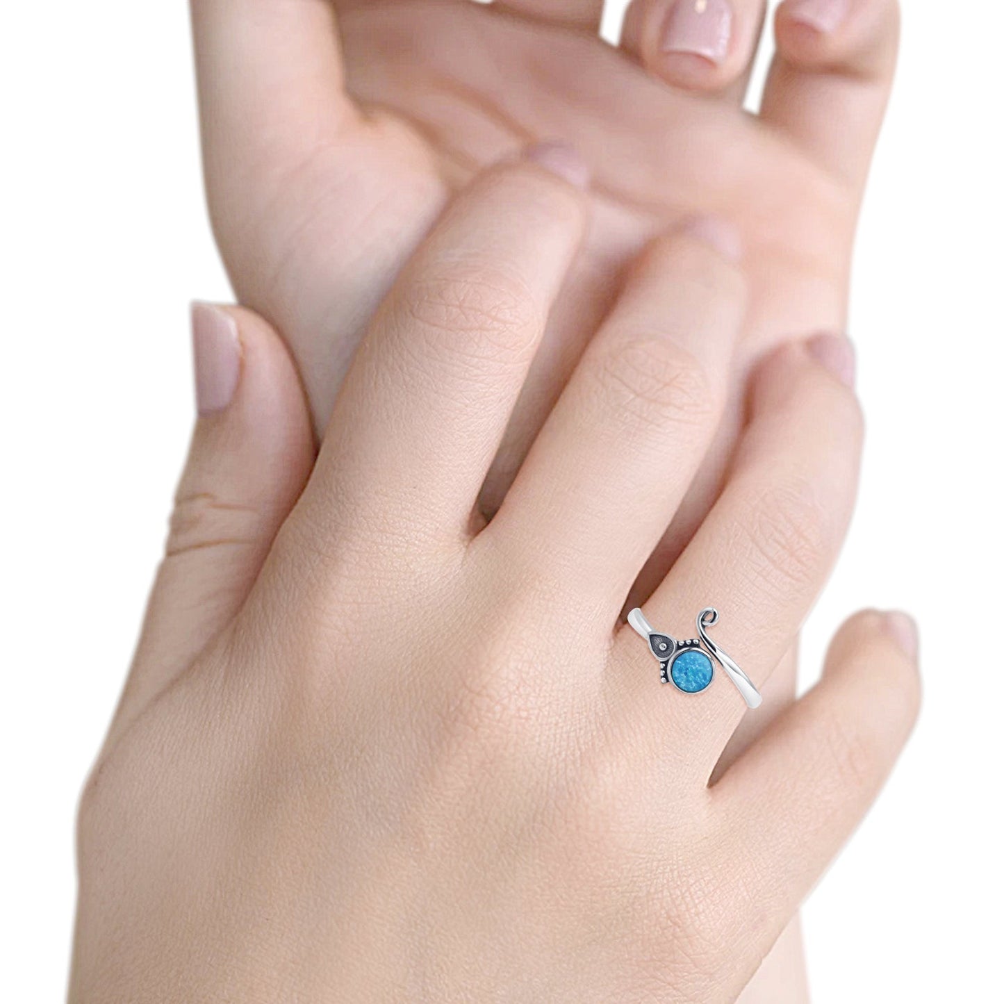 Beaded Adjustable Ring