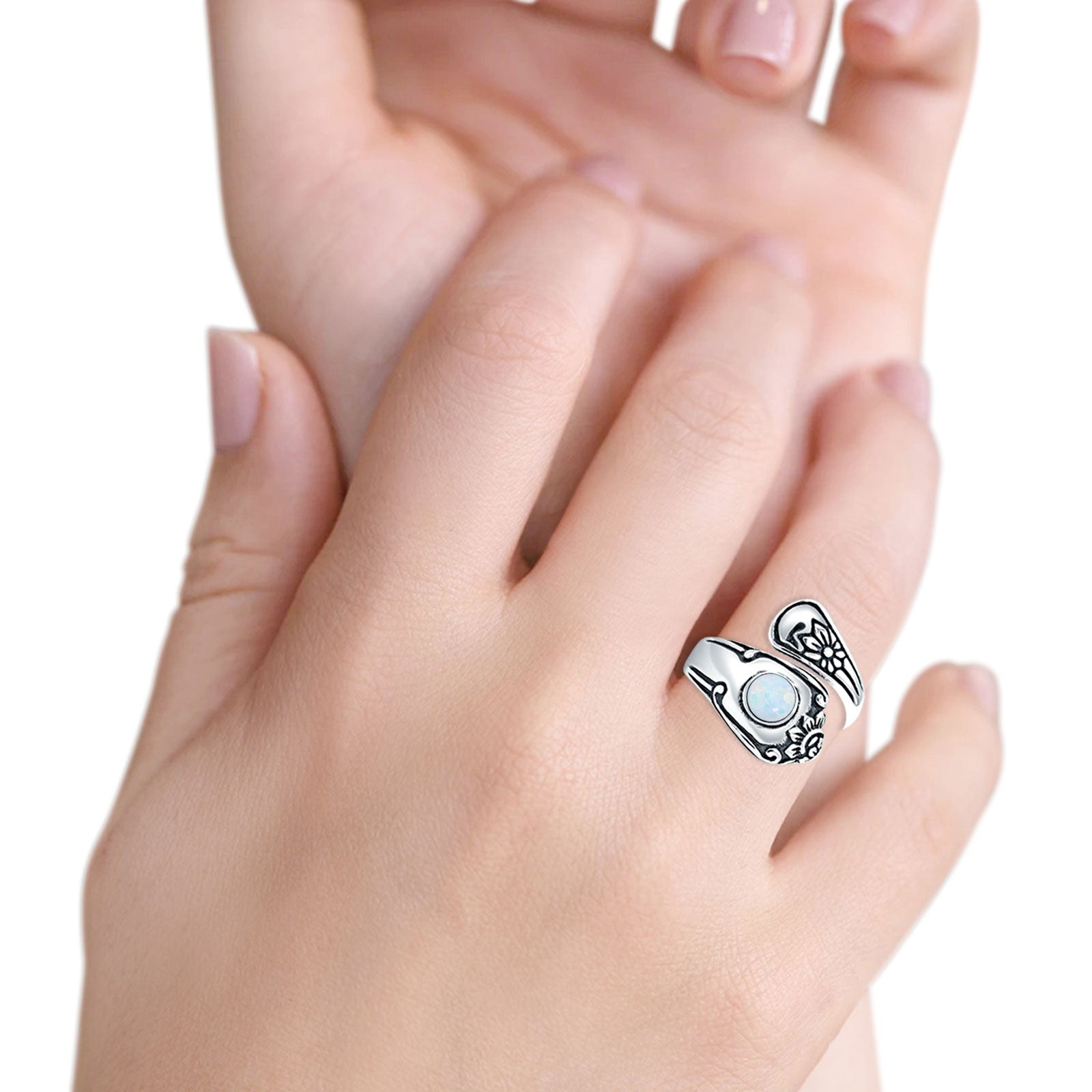 Silver Spoon Ring