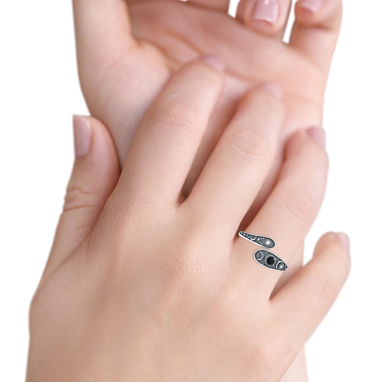 Moon Sun Stars Ring