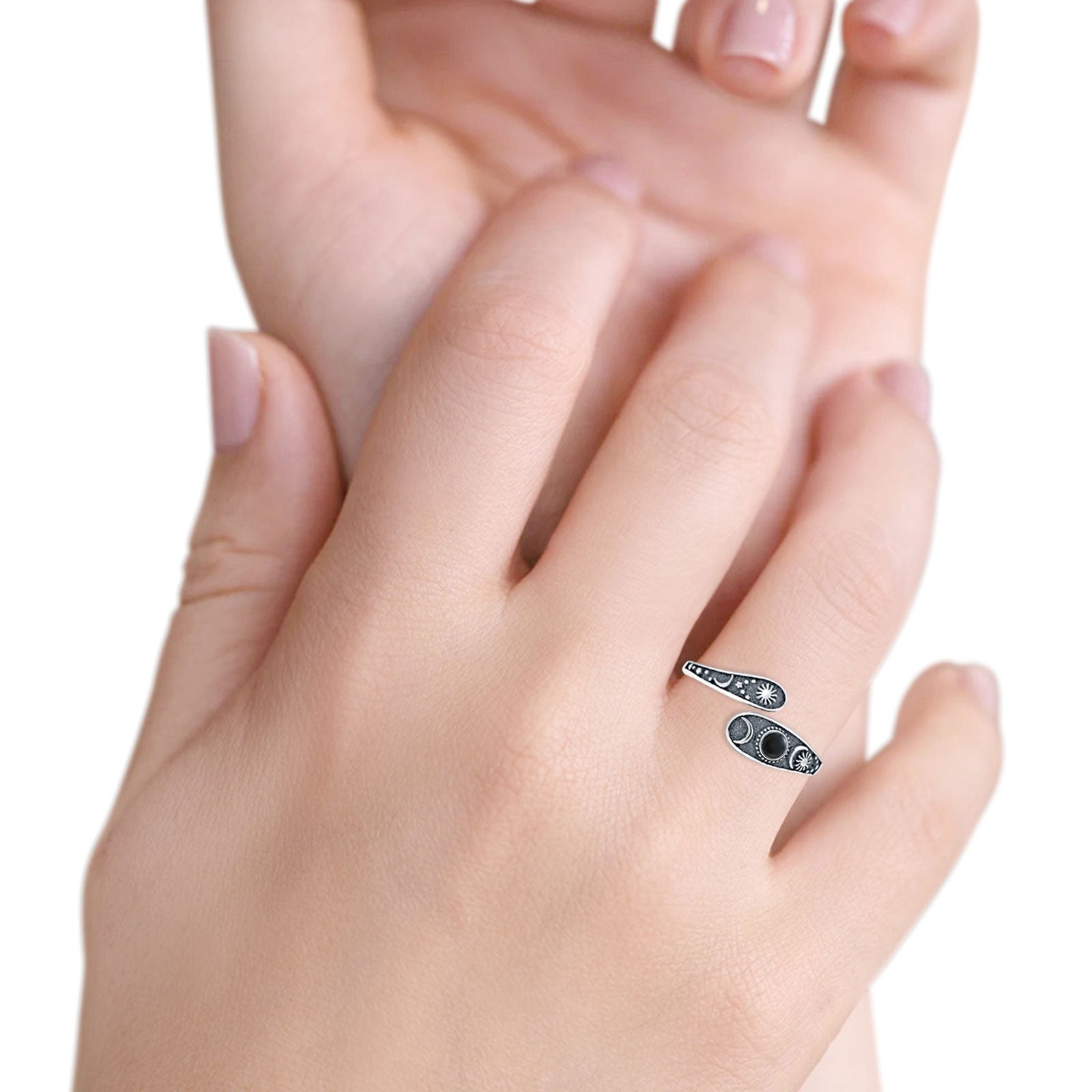 Moon Sun Stars Ring