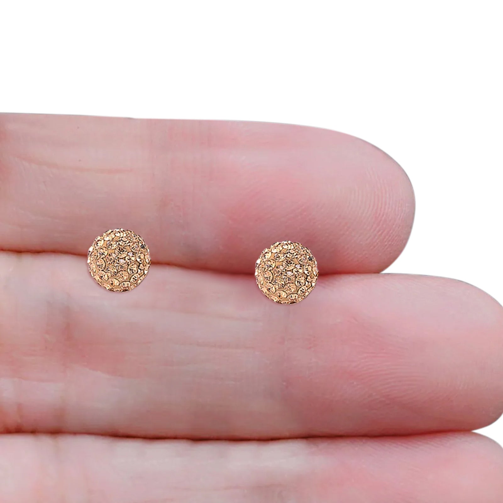 Full Ball Stud Earrings