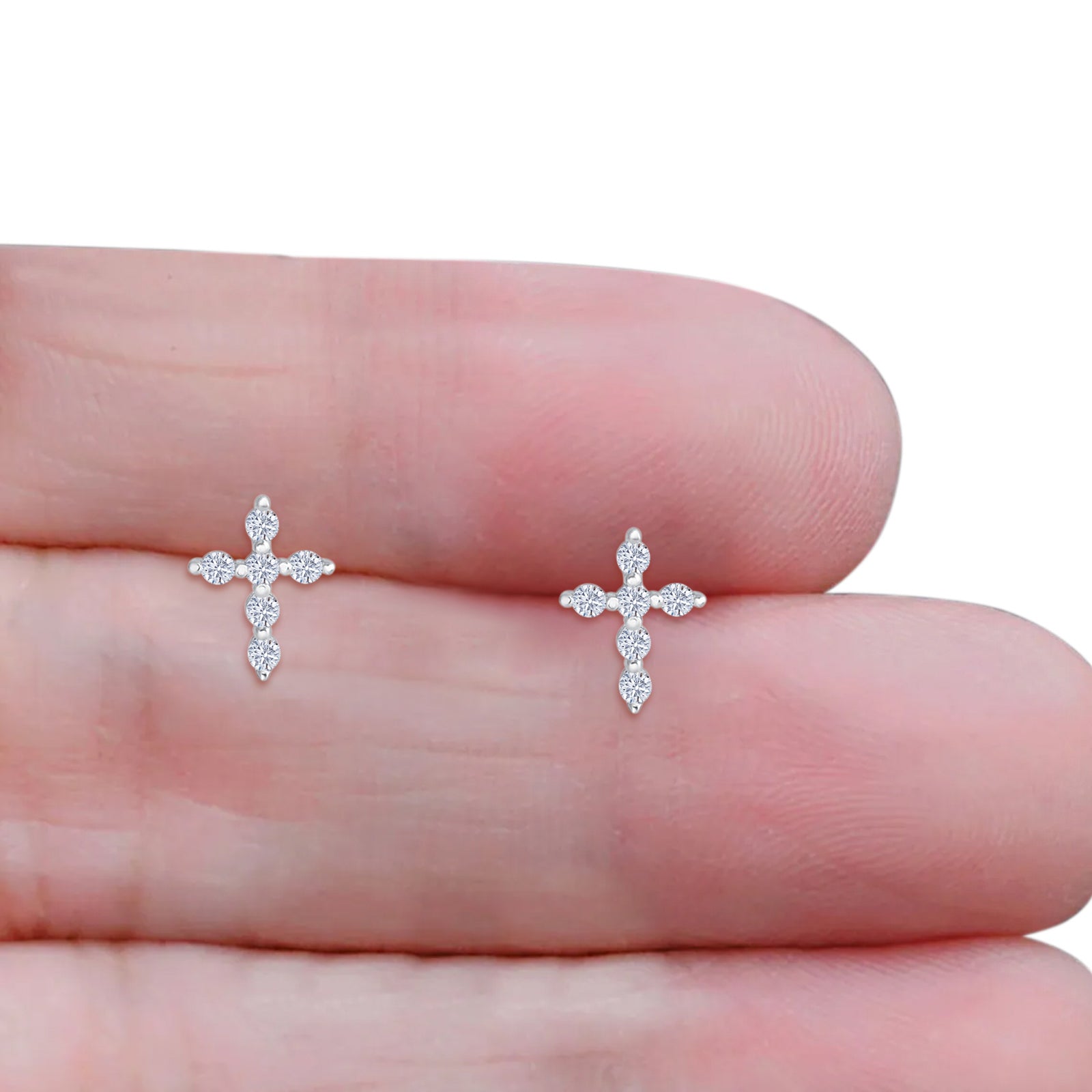 Cross Stud Earring