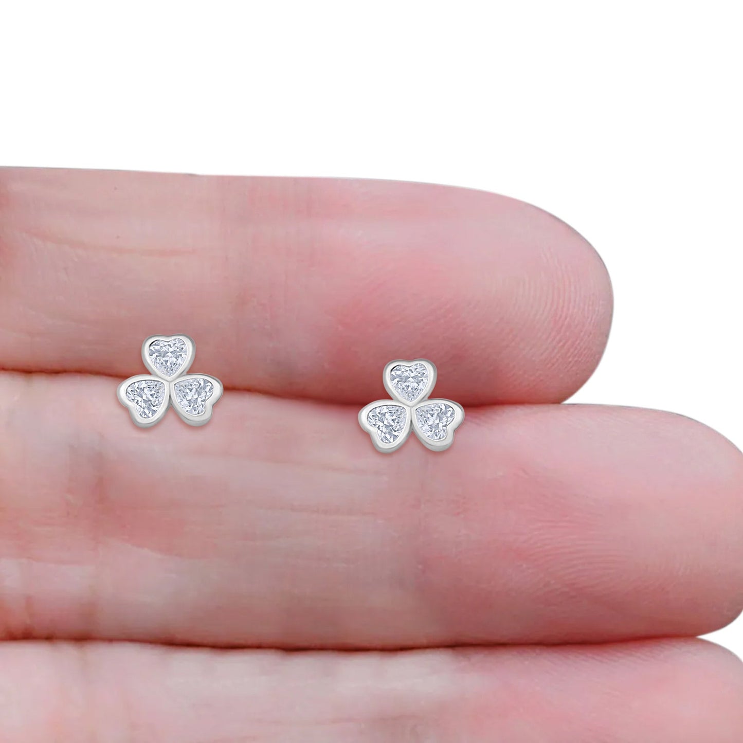 Clover Leaf Stud Earring