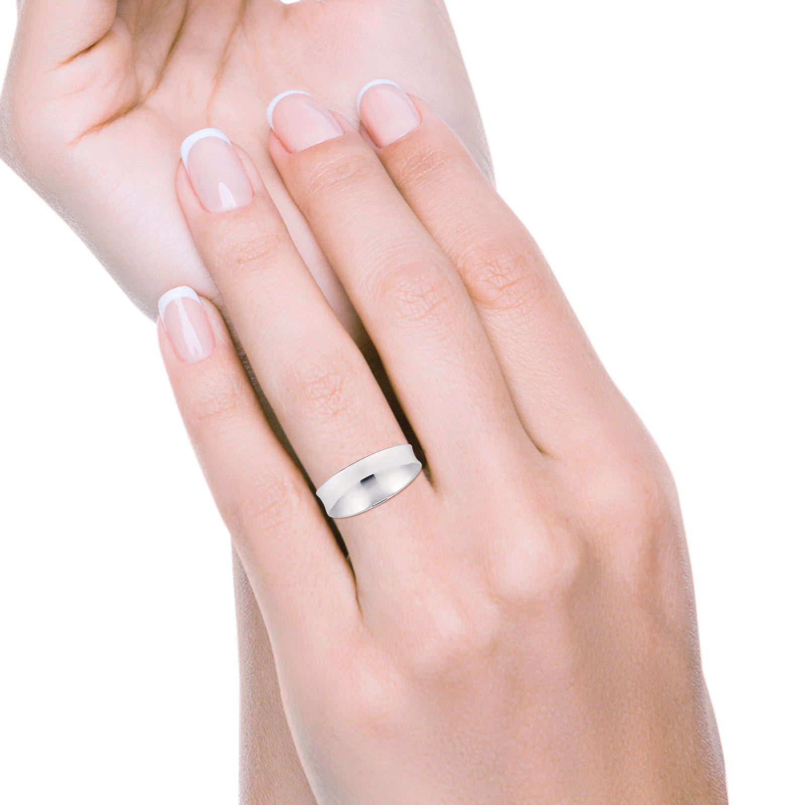 Concave Wedding Band