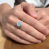 Round Halo Diamond Ring